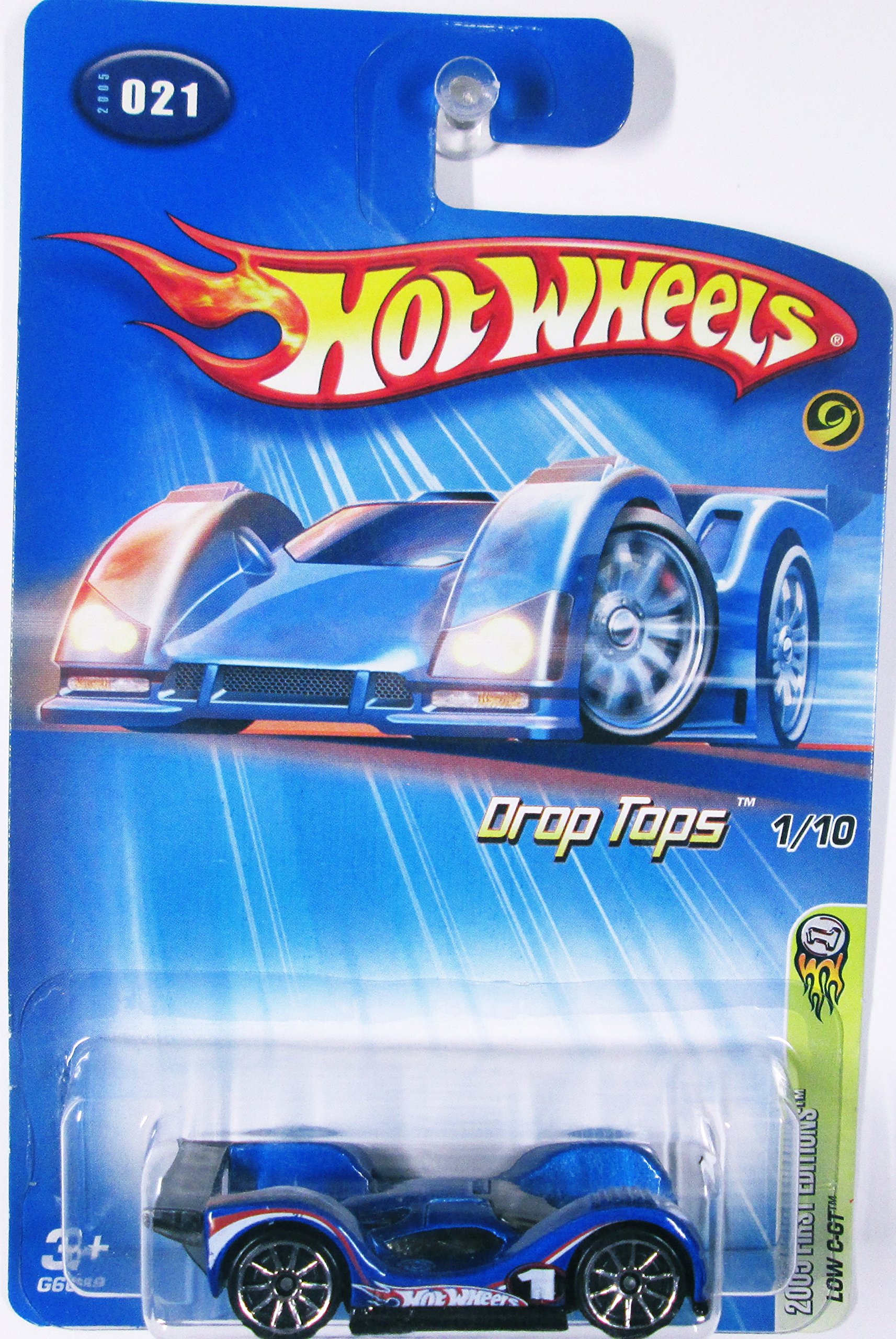 Image 0 of Mattel Hot Wheels 2005 First Editions 1:64 Scale Drop Tops Blue Low C