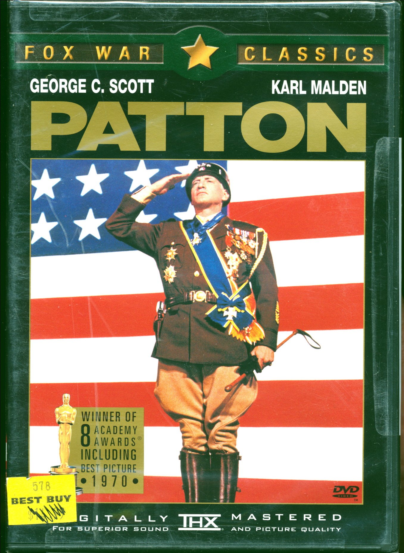 Patton On DVD With George C Scott Karl Malden