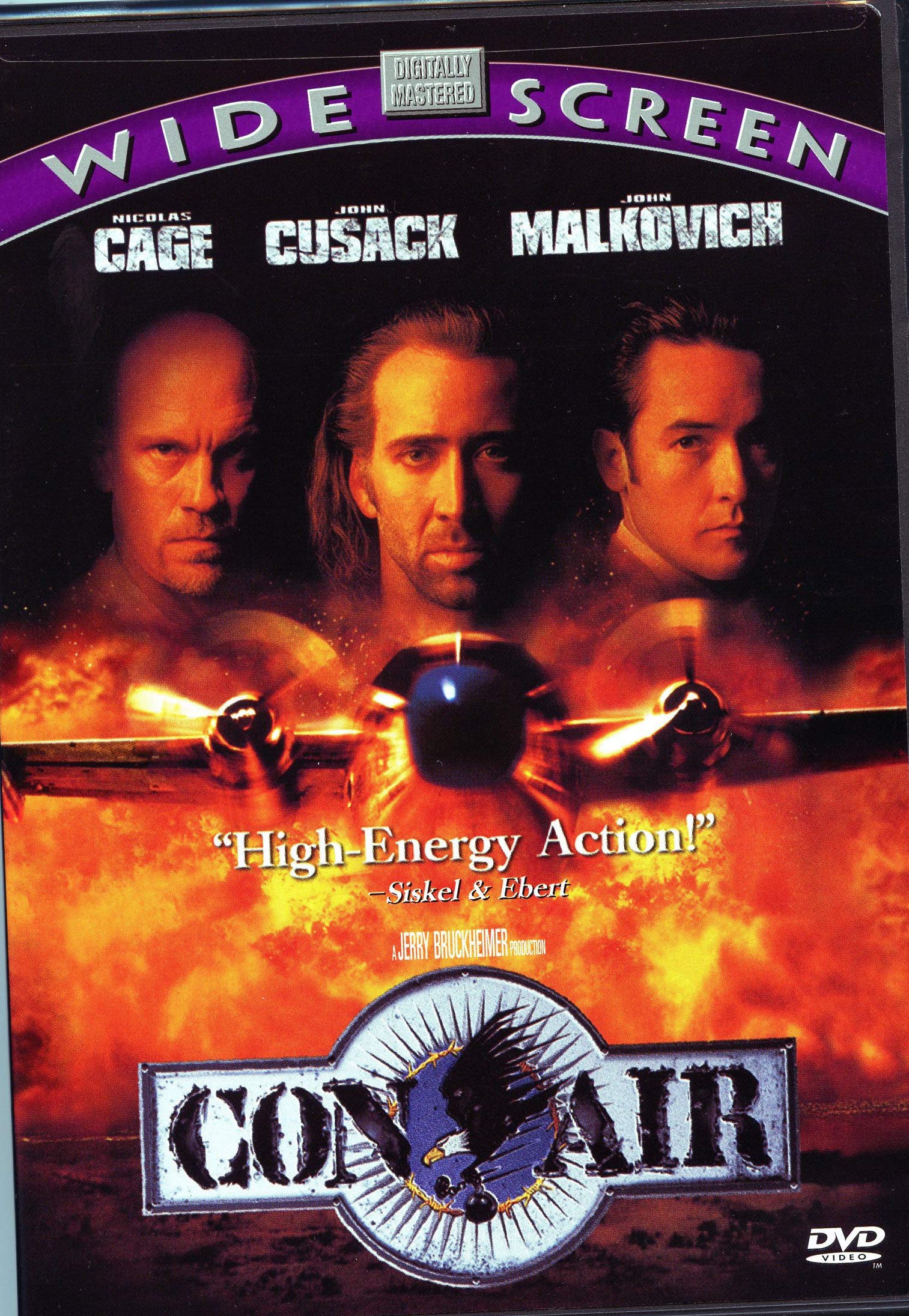Con Air On DVD With Nicolas Cage John Malkovich Steve Buscemi