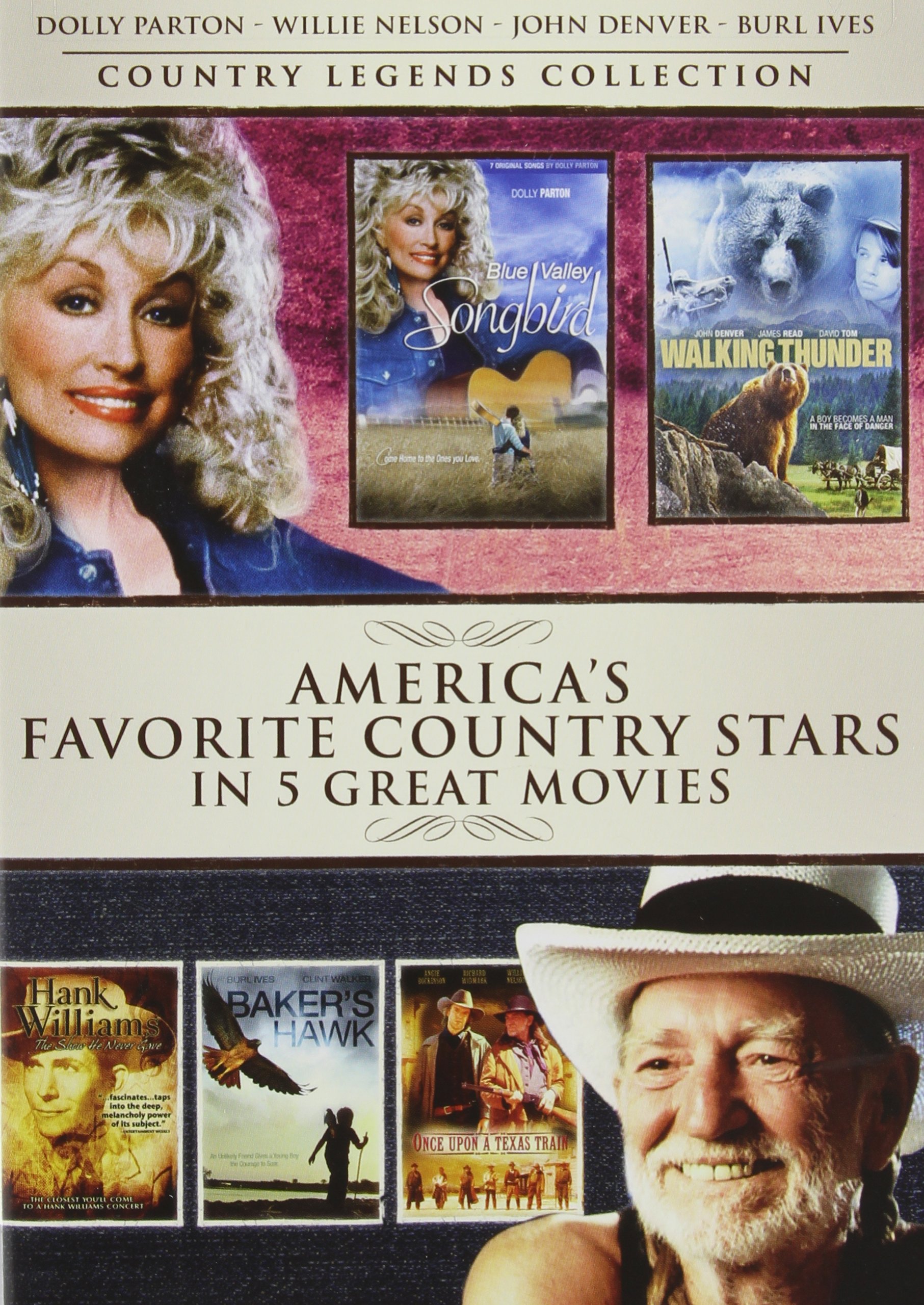 Image 0 of America's Favorite Country Stars In 5 Great Movies On DVD With Dolly Parton Will