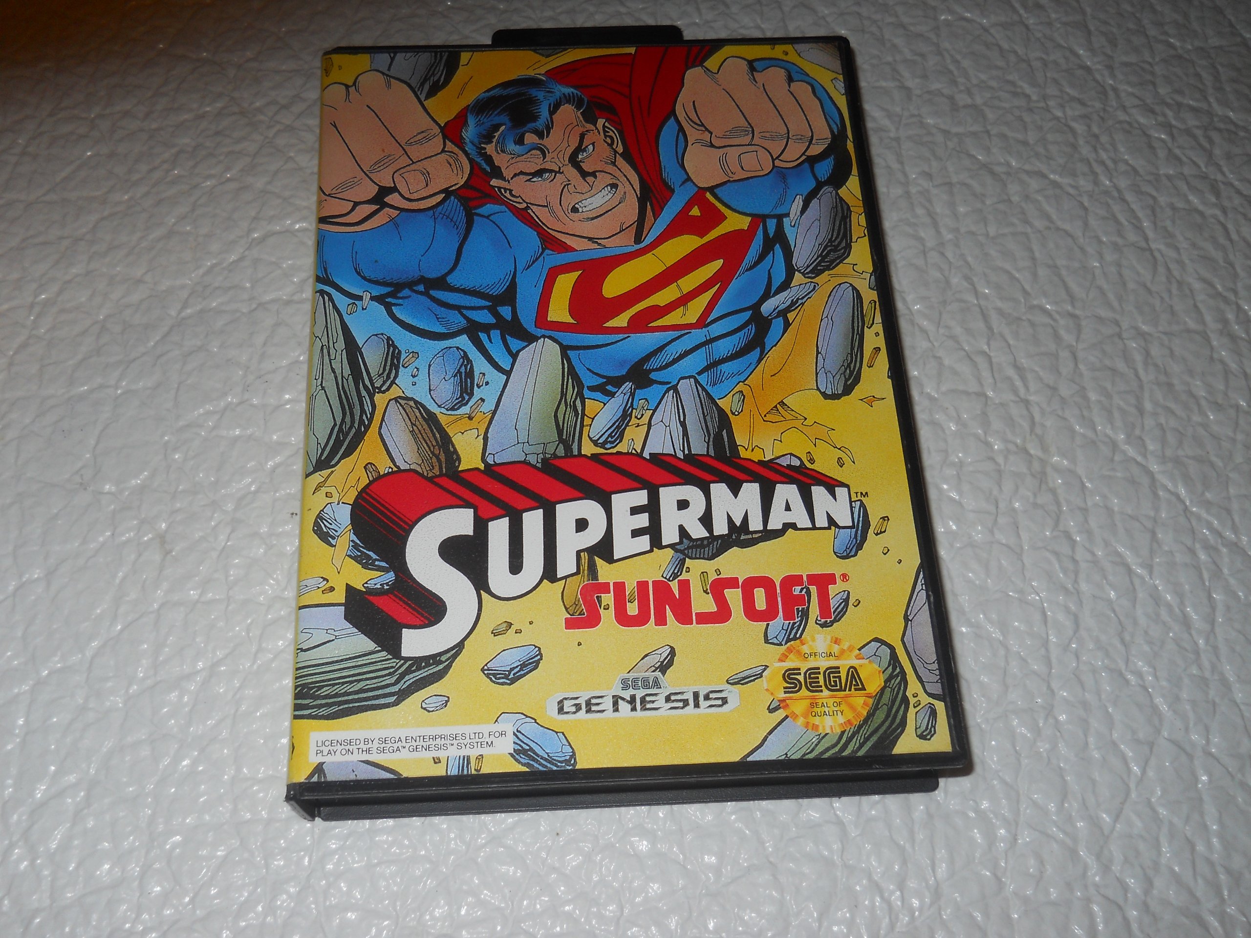Superman For Sega Genesis Vintage