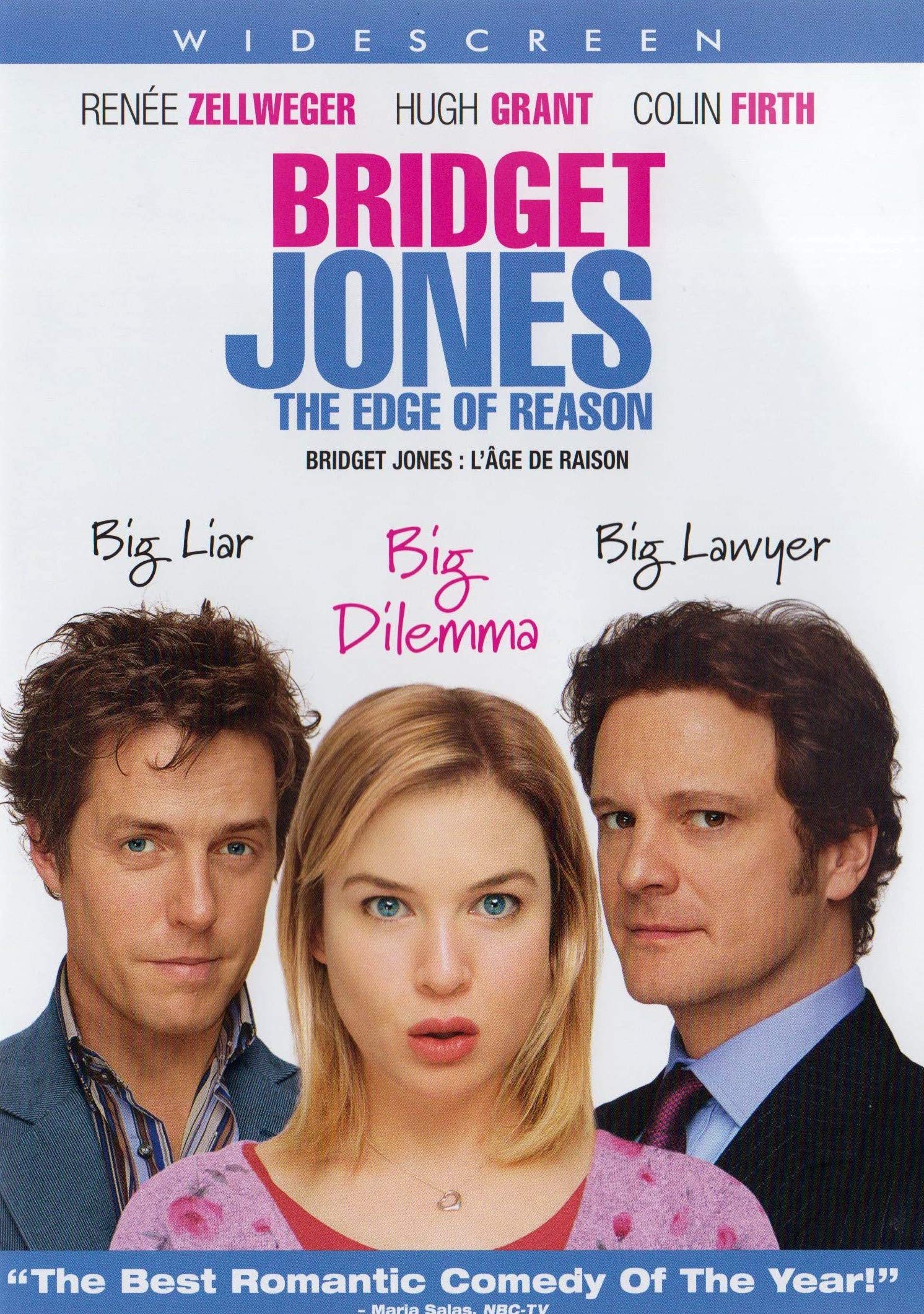 Bridget Jones Edge Of Reason Widescreen On DVD With Renee Zellweger