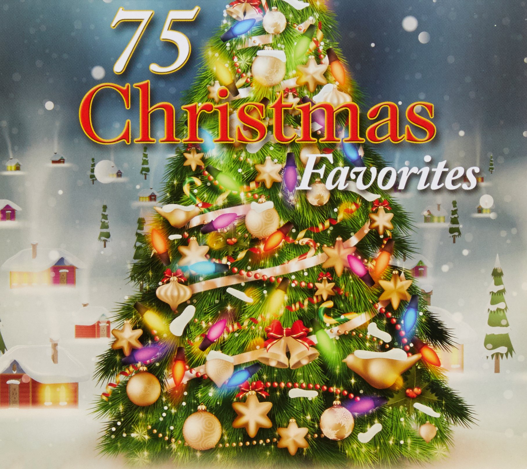 75 Christmas Favorites Various Artists On Audio CD Album Black 2017