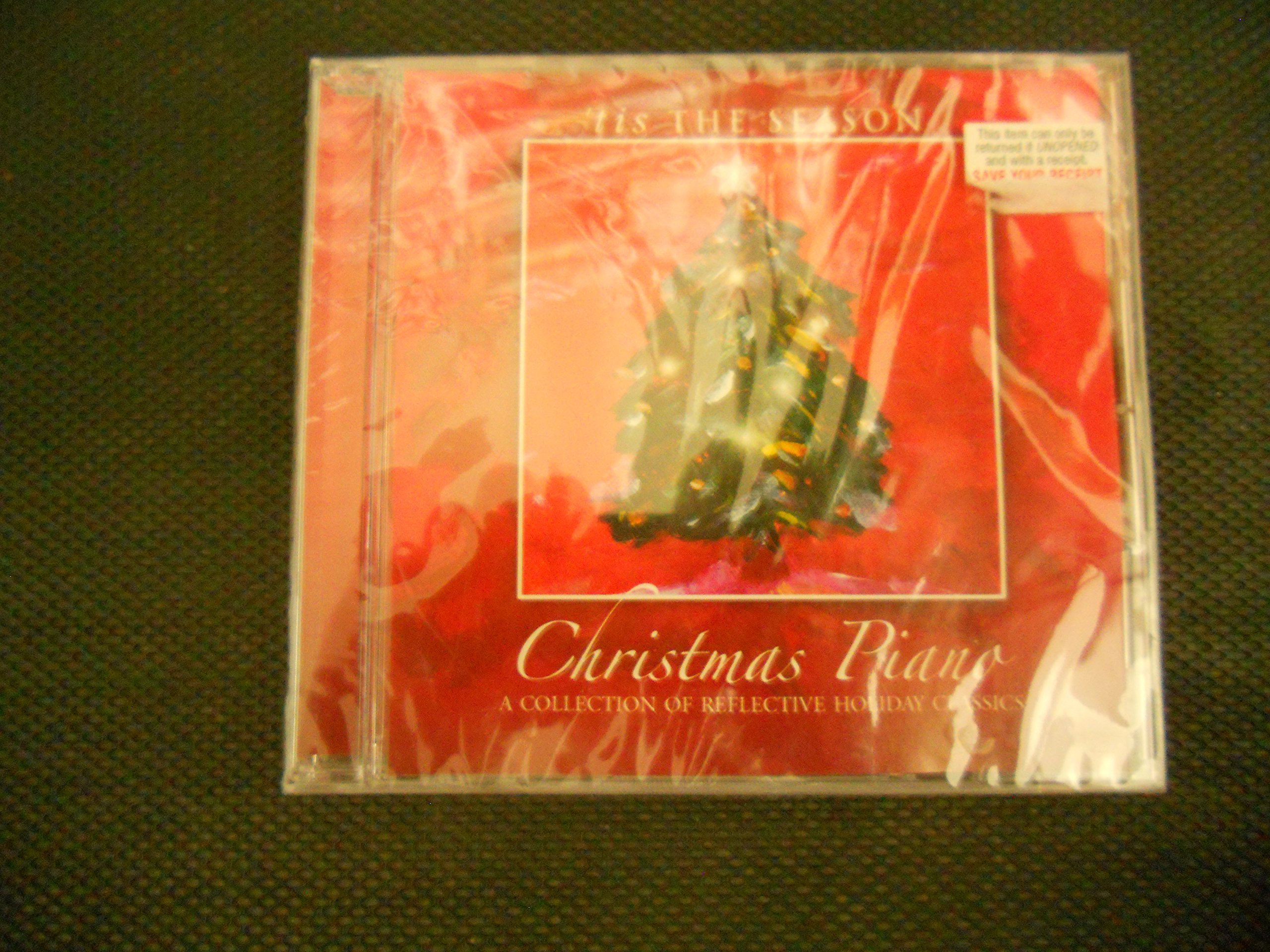 Image 0 of 'Tis The Season Christmas Piano On Audio CD Album Black 2007