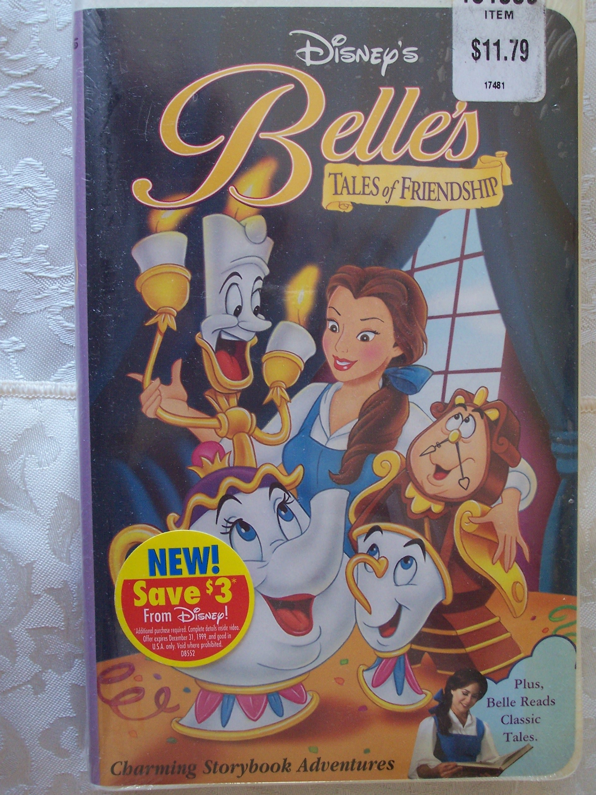 Belle's Tales Of Friendship VHS On VHS Disney
