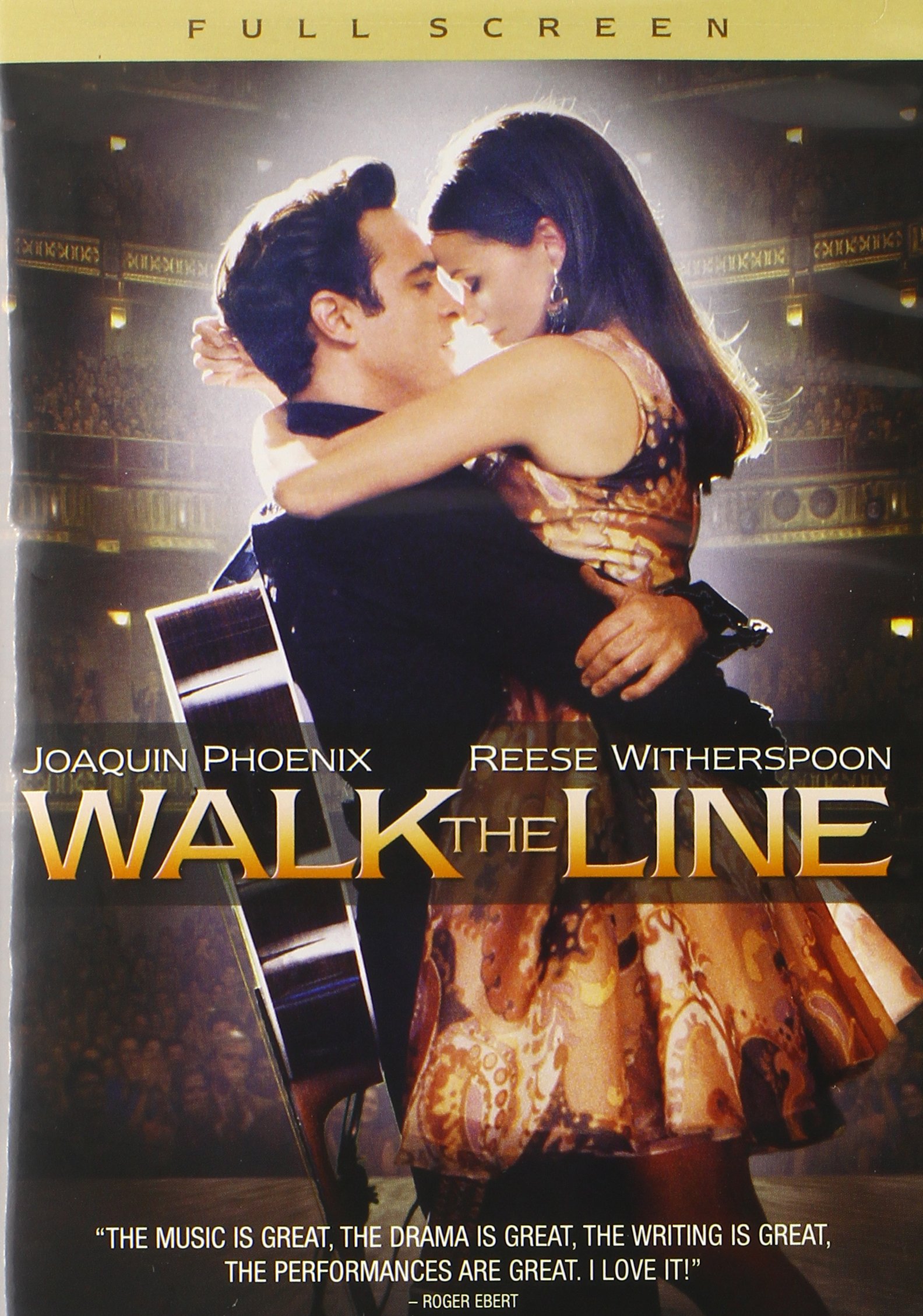 Walk The Line Fullscreen On DVD With Joaquin Phoenix Reese Witherspoon