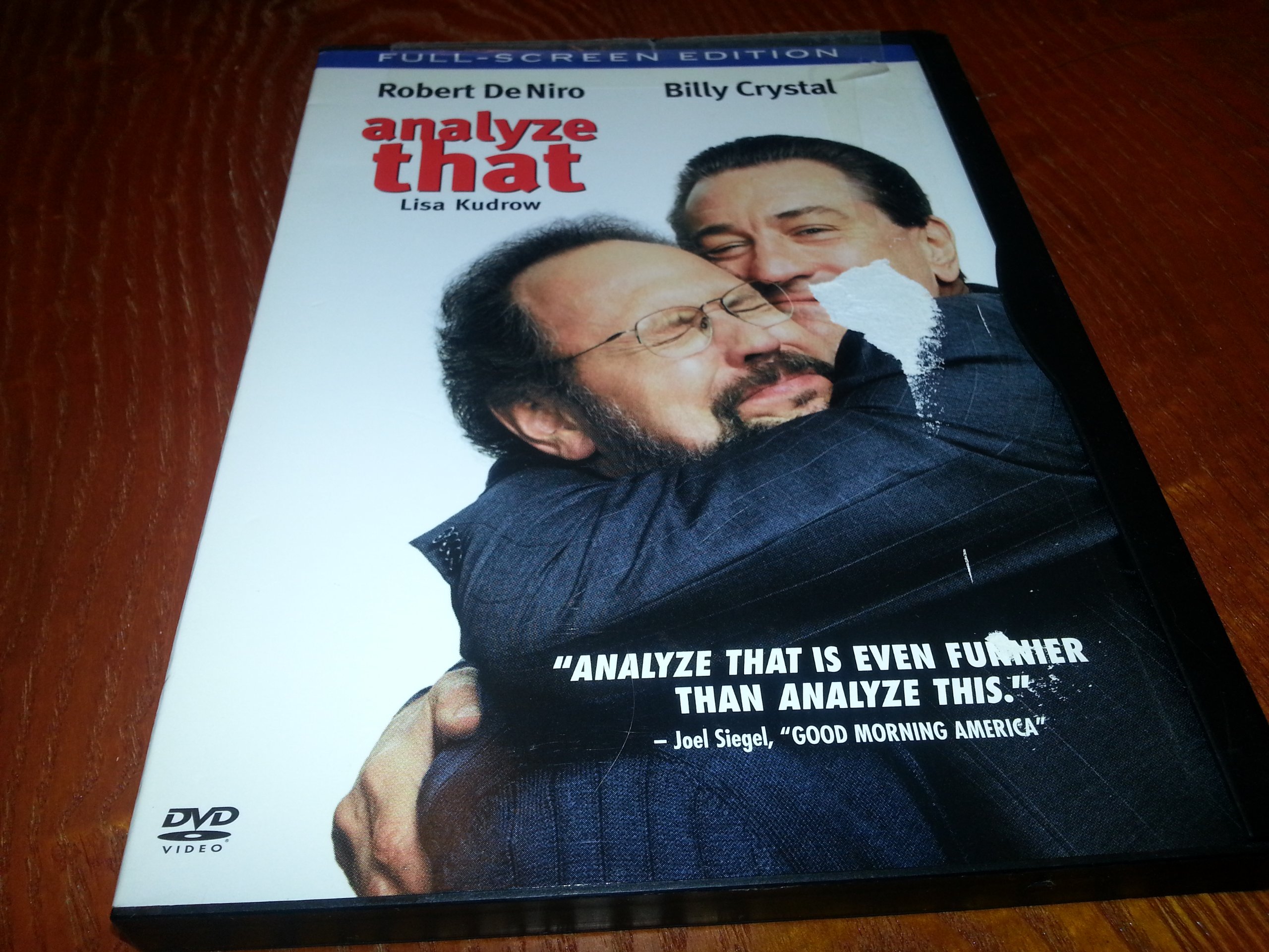 Image 0 of Analyze That Full Screen On DVD With Robert De Niro And Billy Crystal