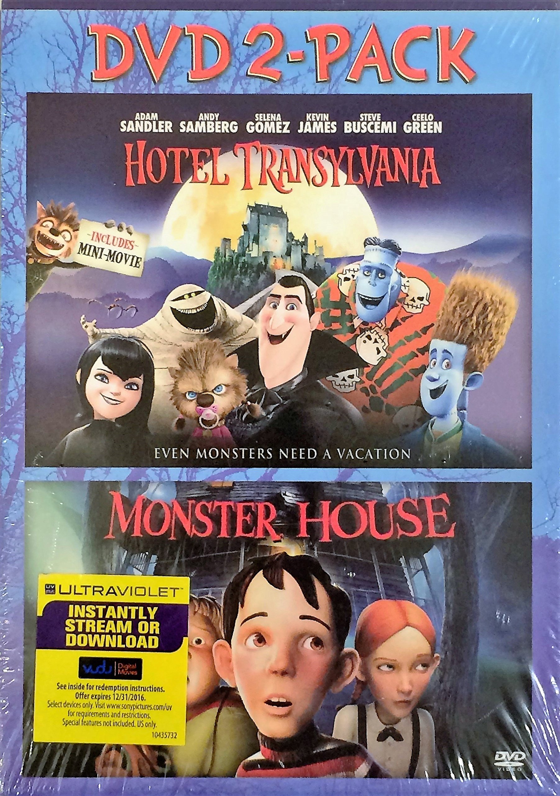 Image 0 of Hotel Transylvania / Monster House Vol On DVD Anime Movie
