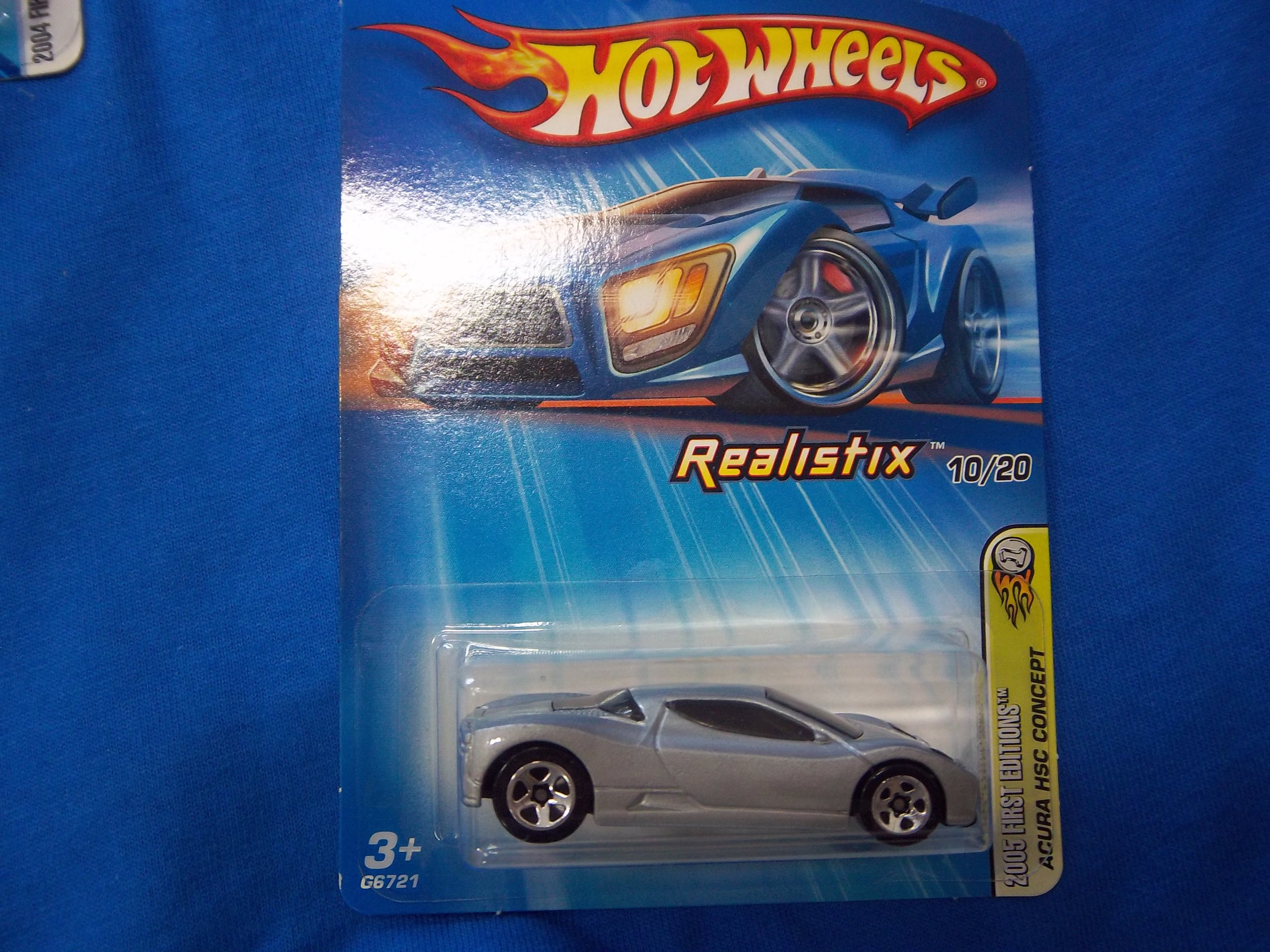 Image 0 of Mattel Hot Wheels 2005 First Editions Realistix Silver Acura Hsc