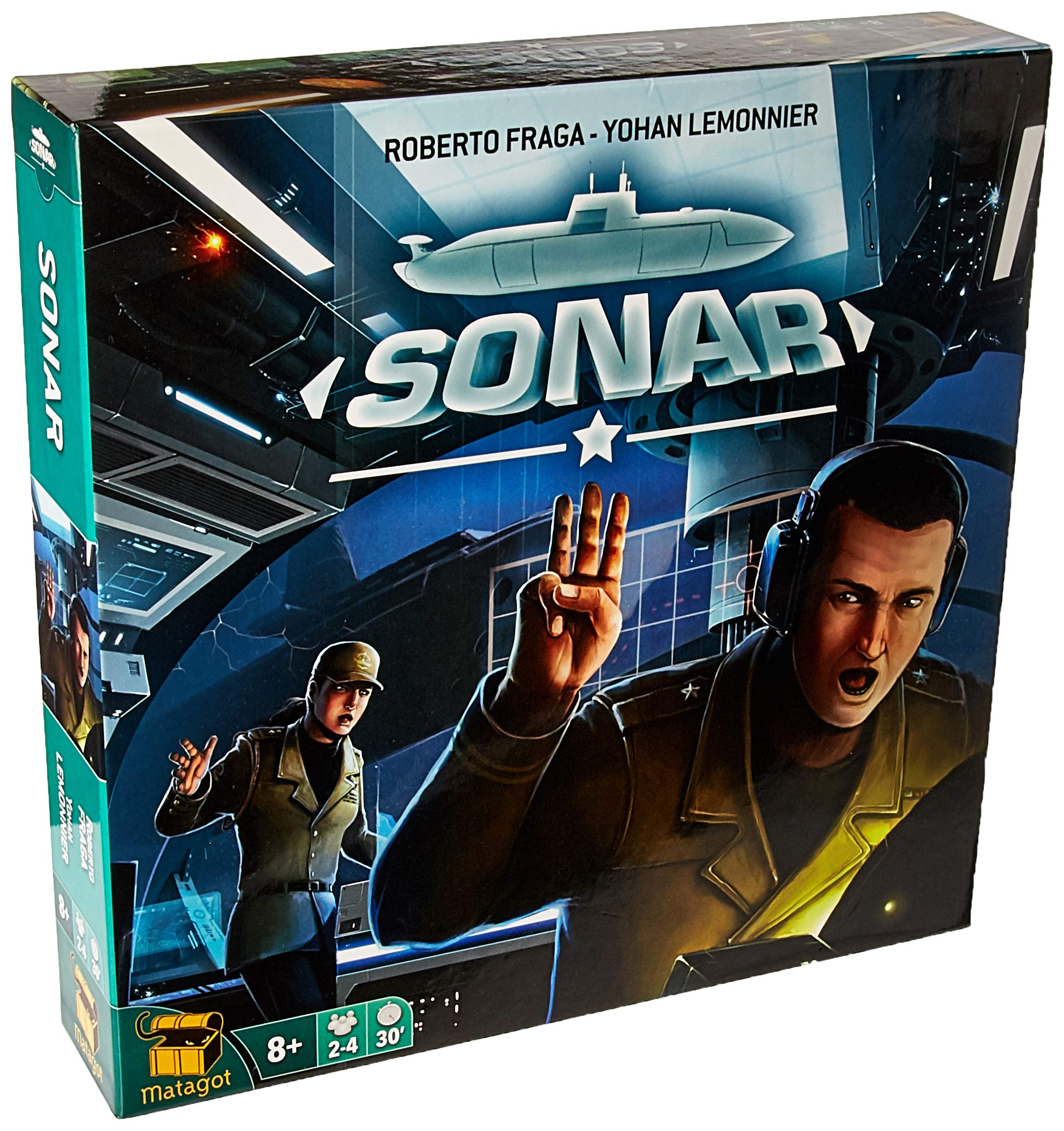 Sonar Game 43227-1996 Board Game Complete