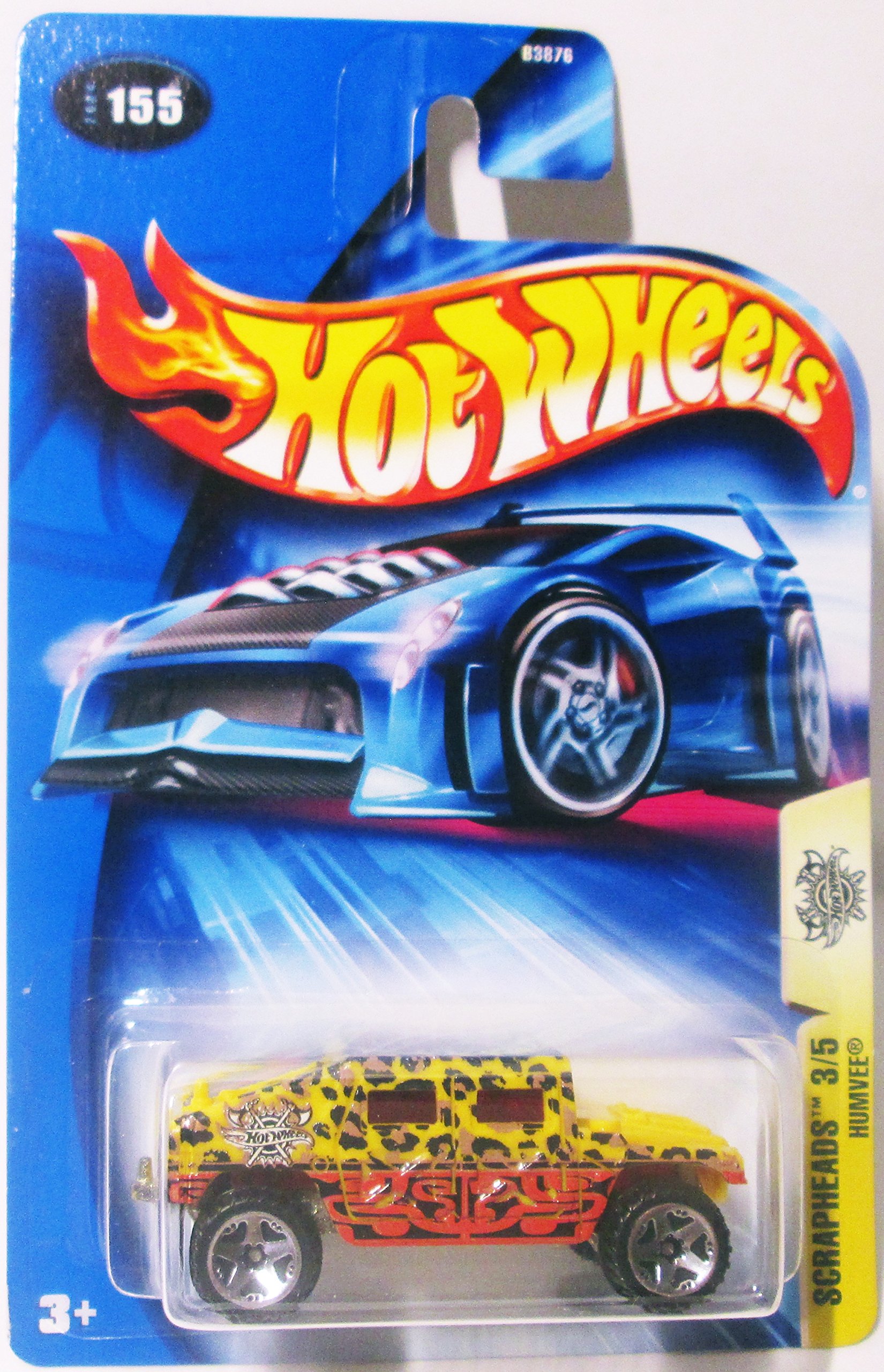 Image 0 of Hot Wheels Humvee 2004 155 Scrapheads Series Small Antenna Toy Car