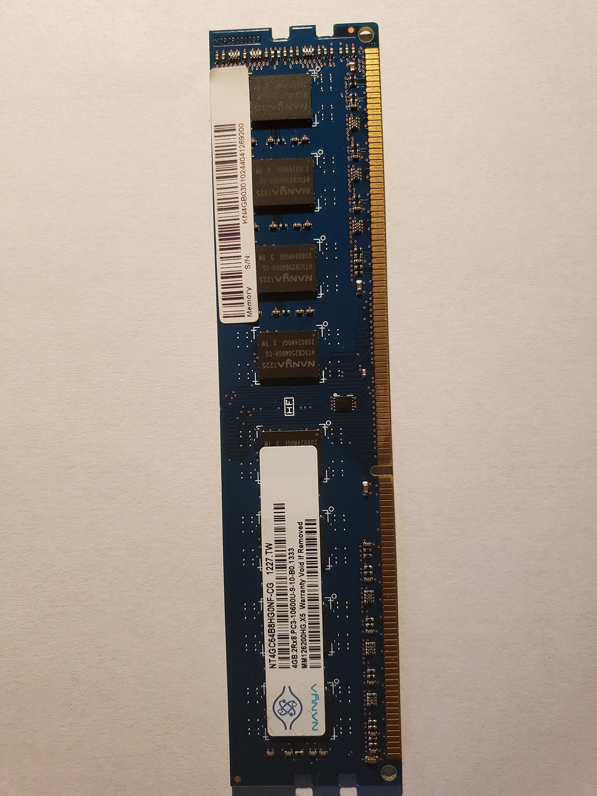 Image 0 of Nanya NT4GC64B8HG0NF-CG 4GB Desktop DIMM DDR3 PC106001333 Unbuf 1.5V 