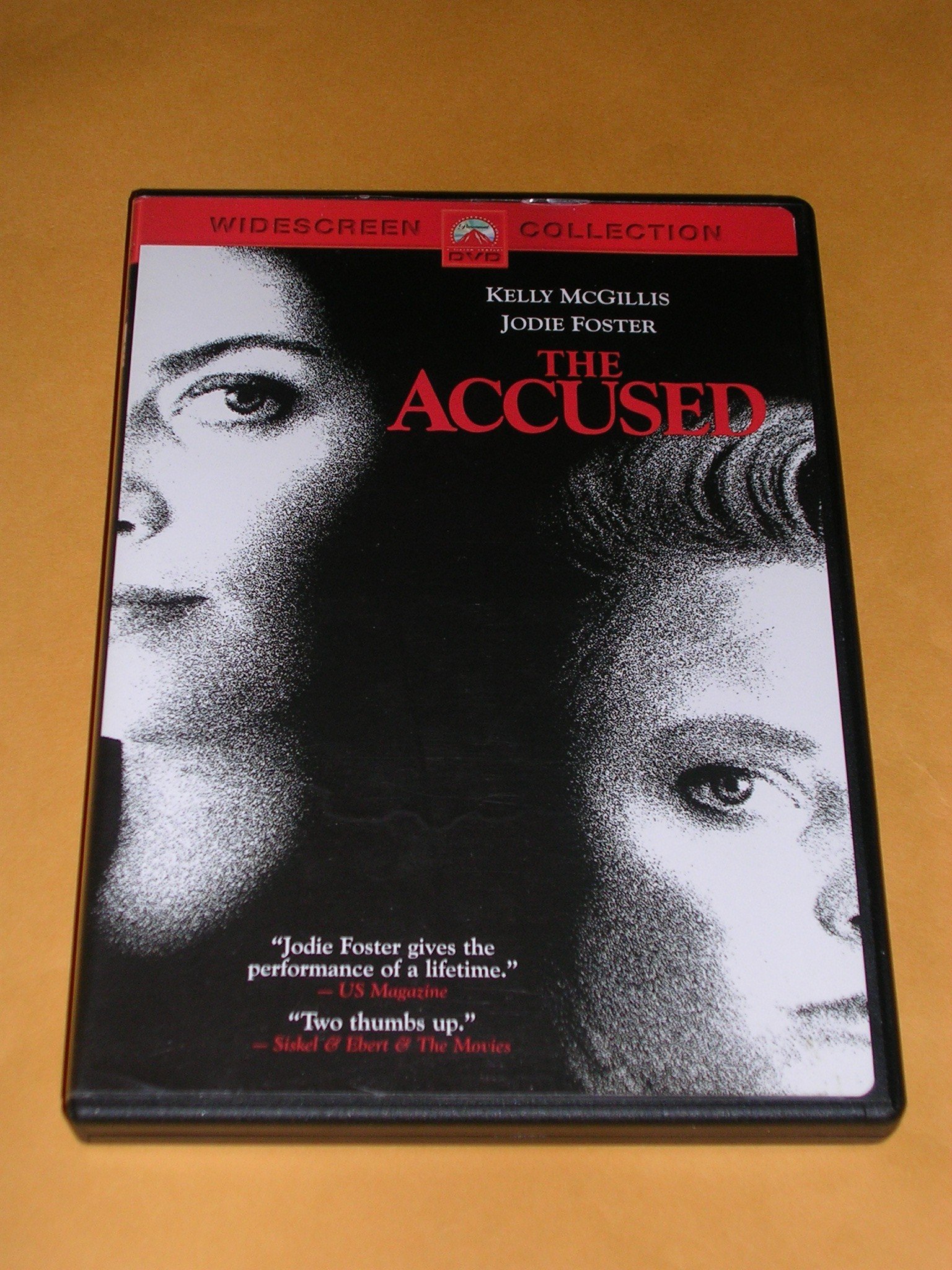 The Accused DVD On DVD With Kelly McGillis Jodie Foster Drama
