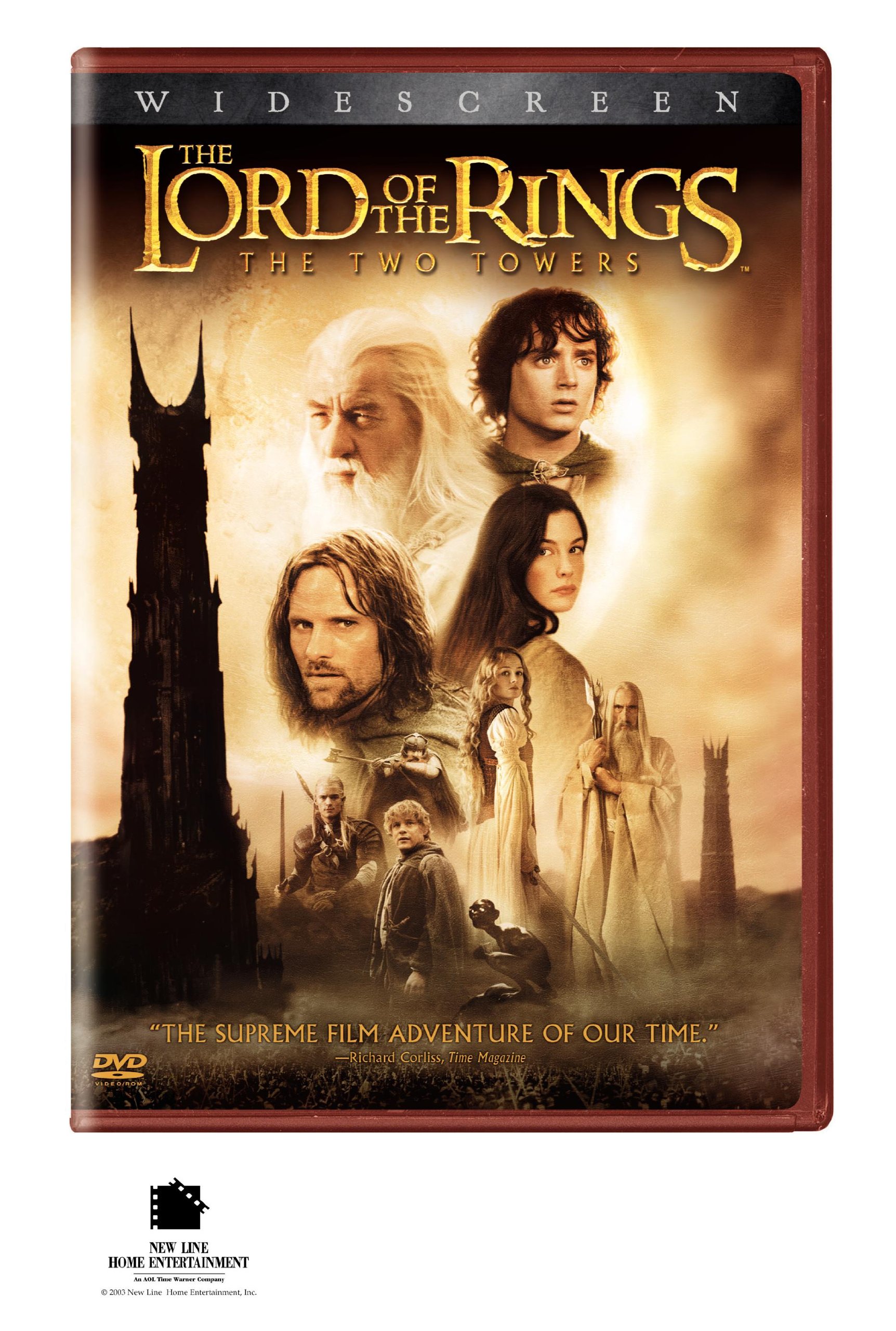 The Lord Of The Rings: The Two Towers Widescreen Edition 2002 On DVD
