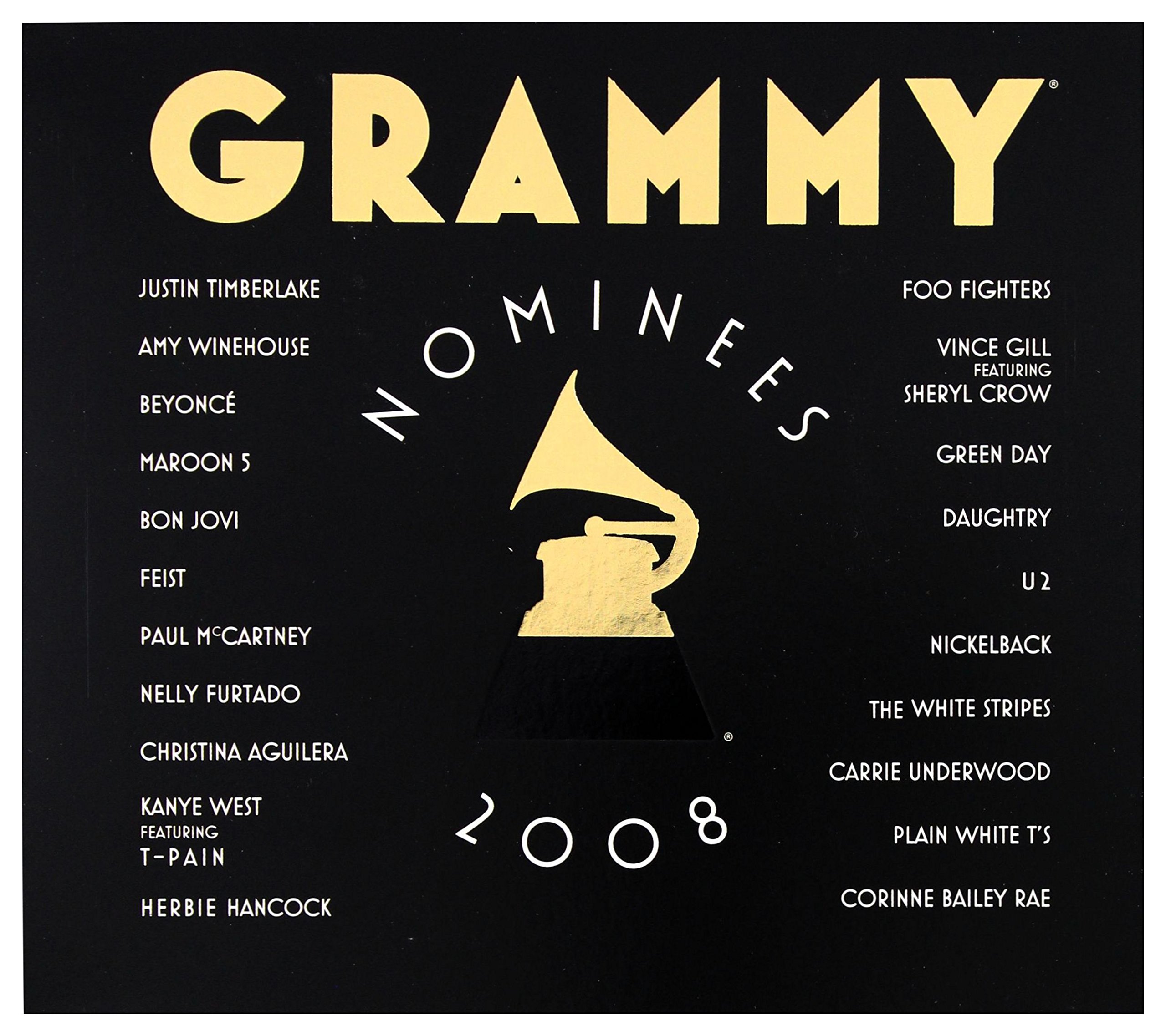 2008 Grammy Nominees By 2008 Grammy Nominees On Audio CD Album Black