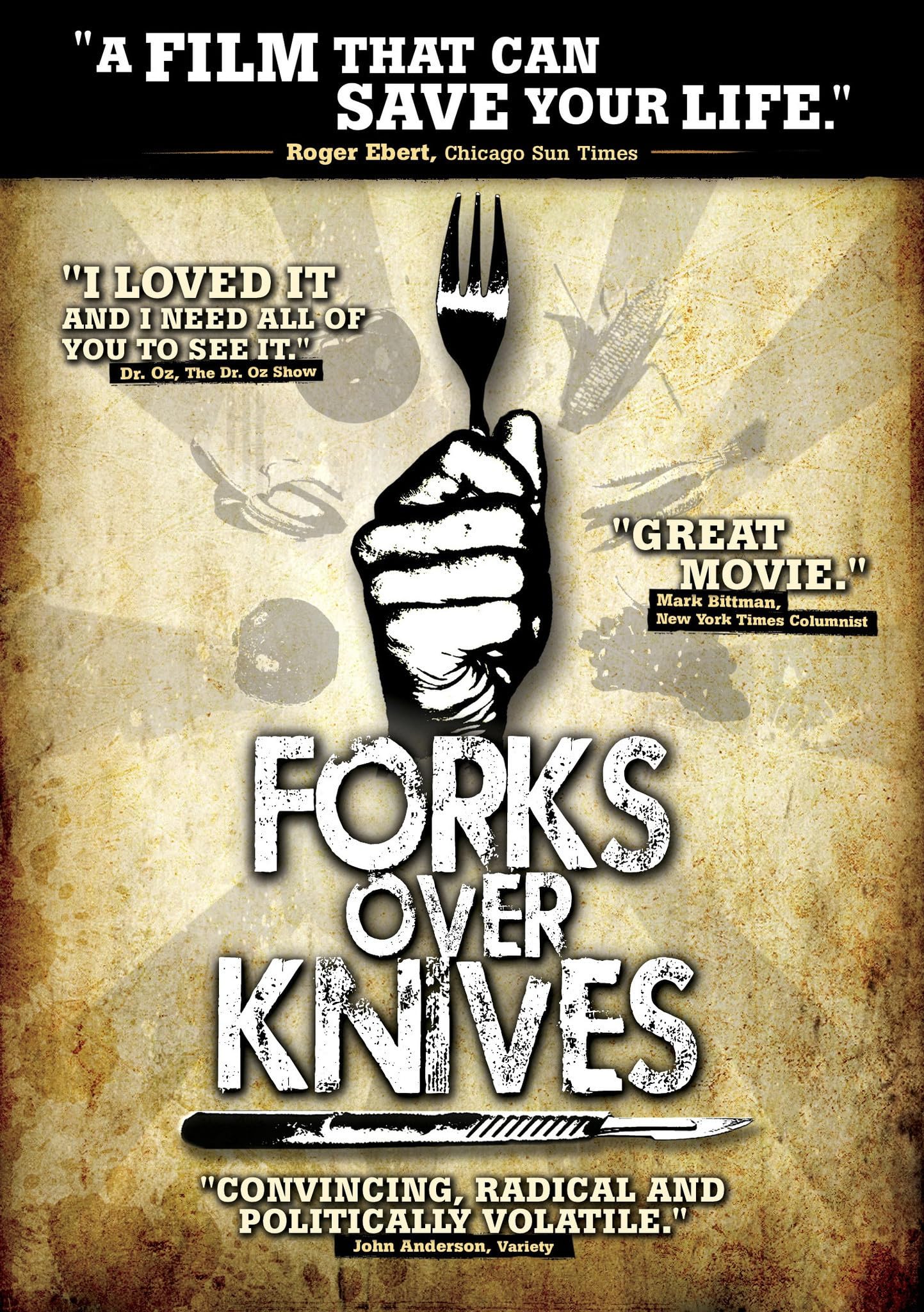 Image 0 of Forks Over Knives On DVD with T Colin Campbell Exercise Movie