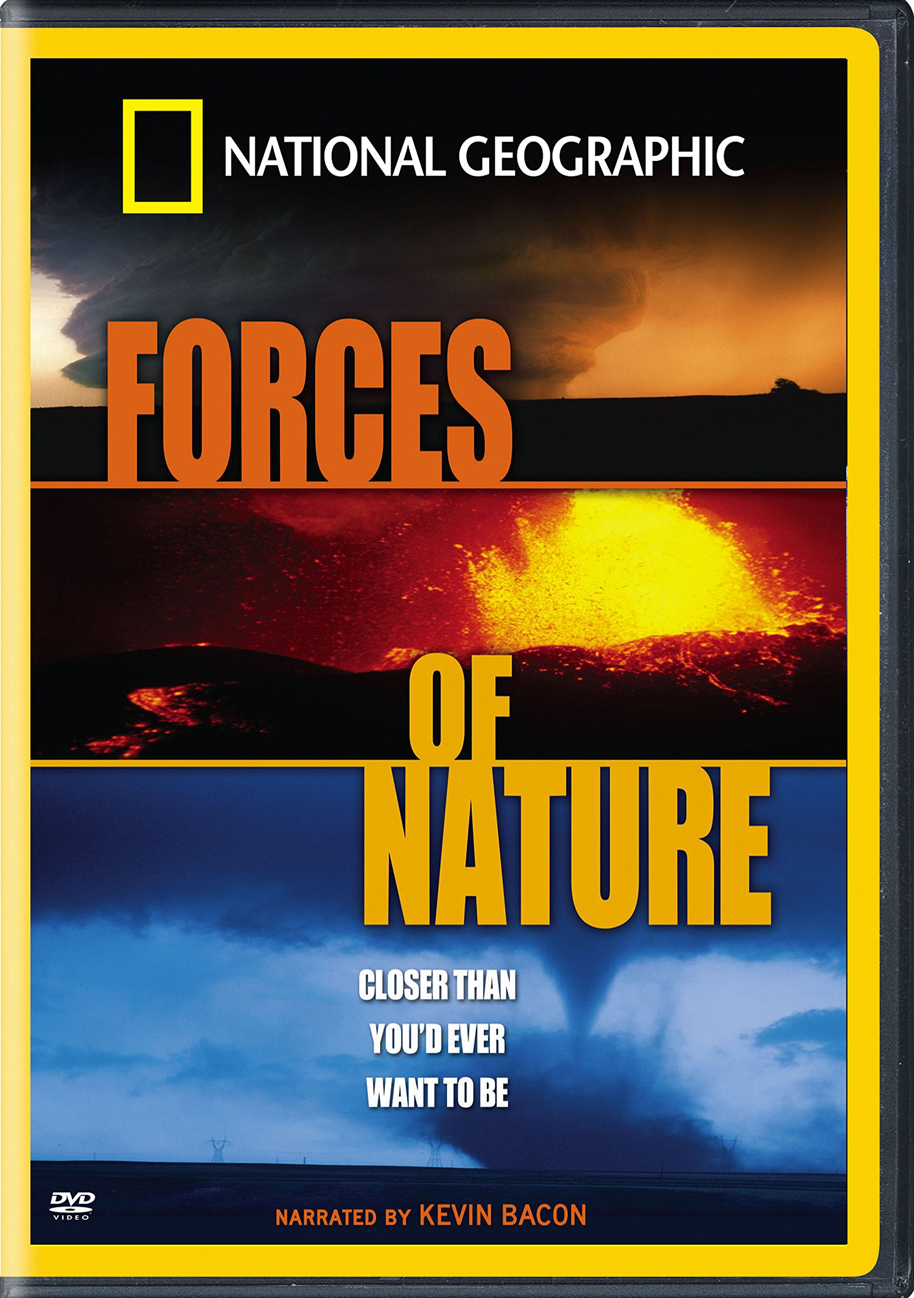 National Geographic Forces Of Nature On DVD With Kevin Bacon