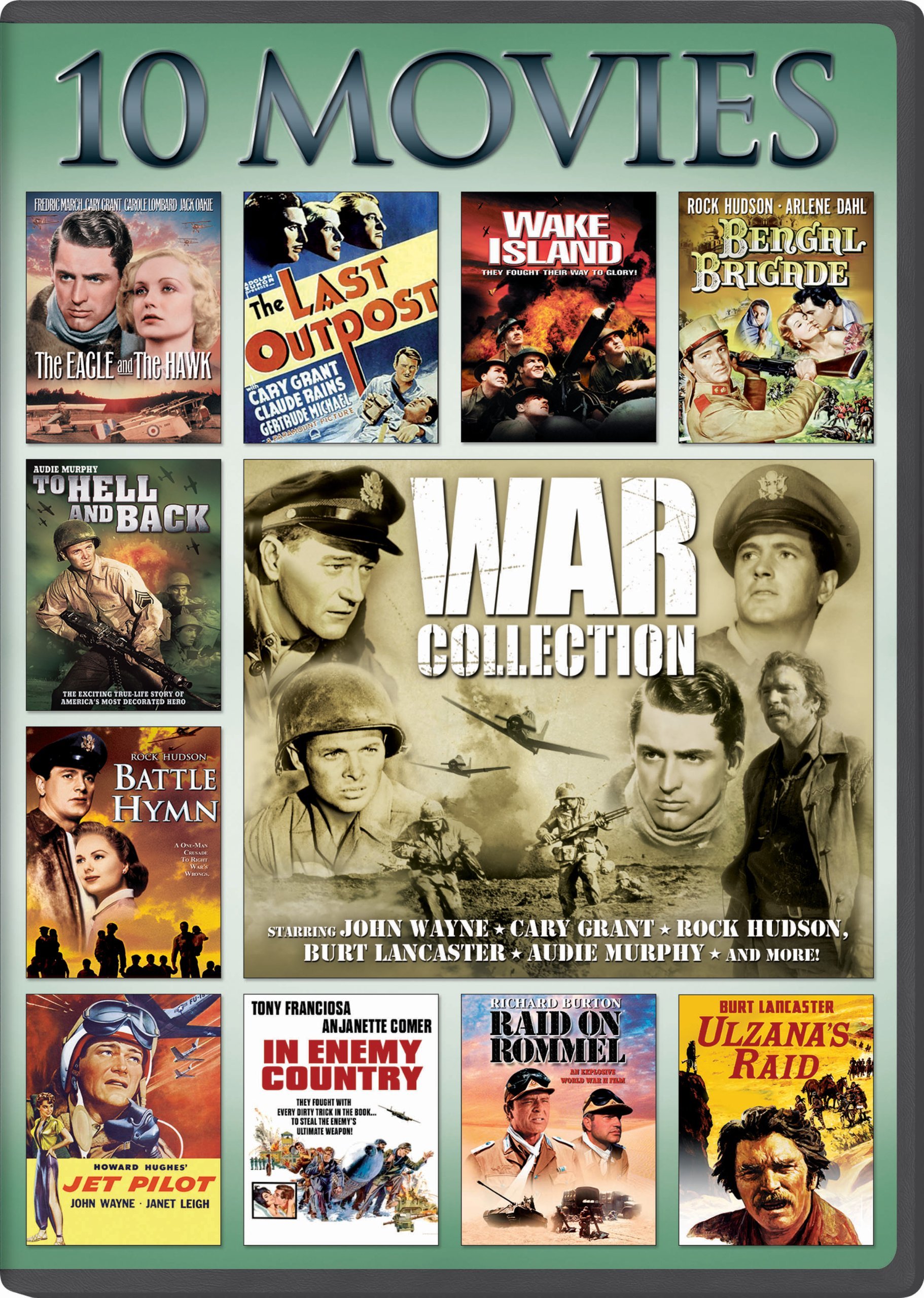 War 10-MOVIE Collection: The Eagle And The Hawk / The Last Outpost /