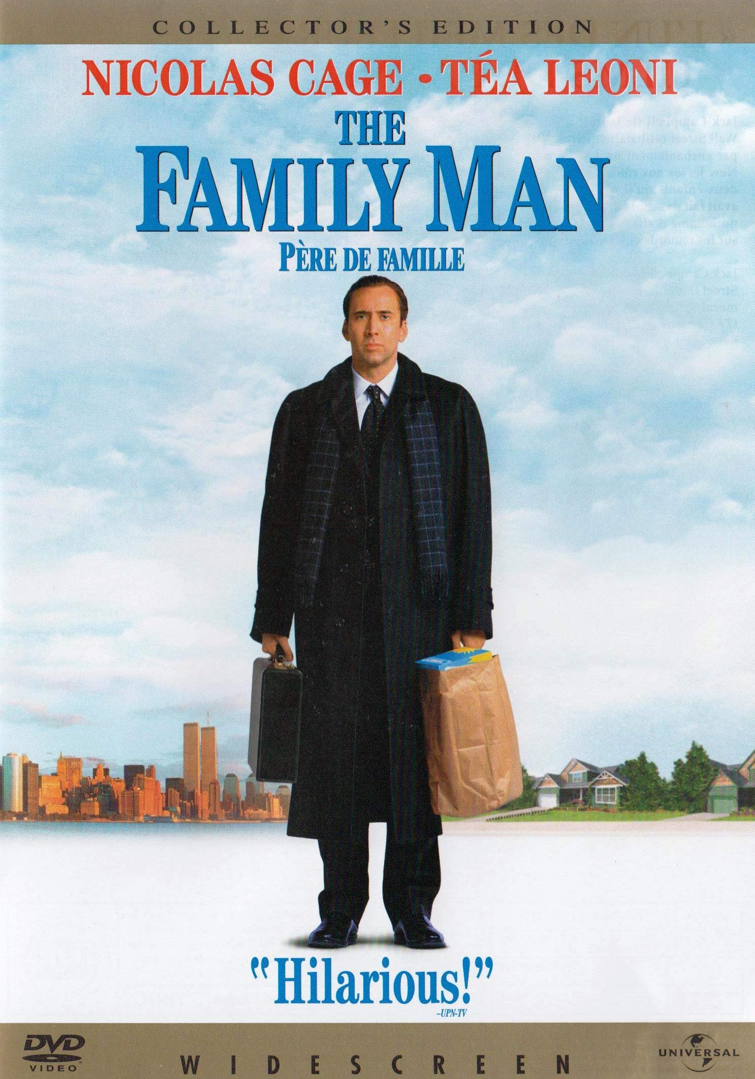 The Family Man On DVD With Nicolas Cage Tea Leoni Don Cheadle 