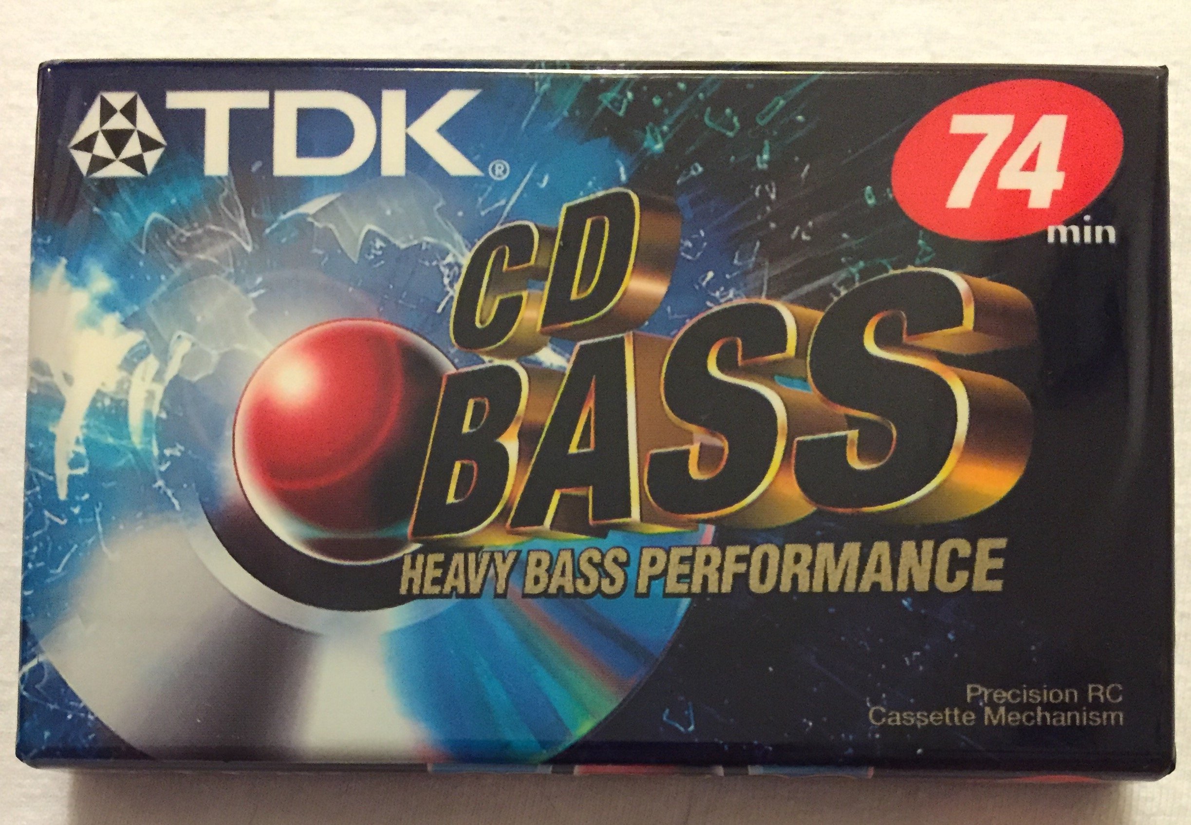 TDK CD Bass Audiocassette 74 Min On Audio Cassette