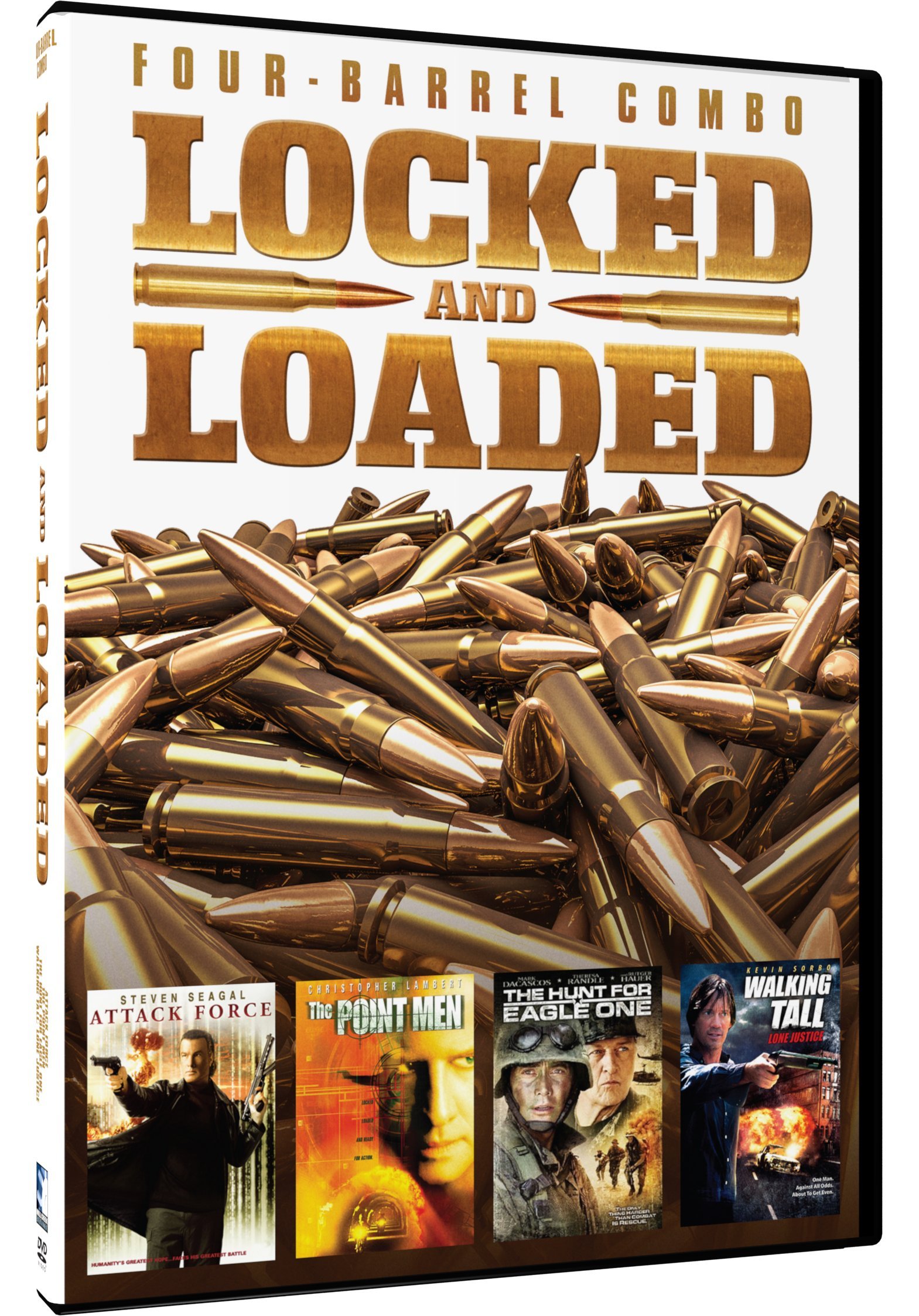 Image 0 of Locked And Loaded: 4 Barrel Combo On DVD With Kevin Sorbo Movie
