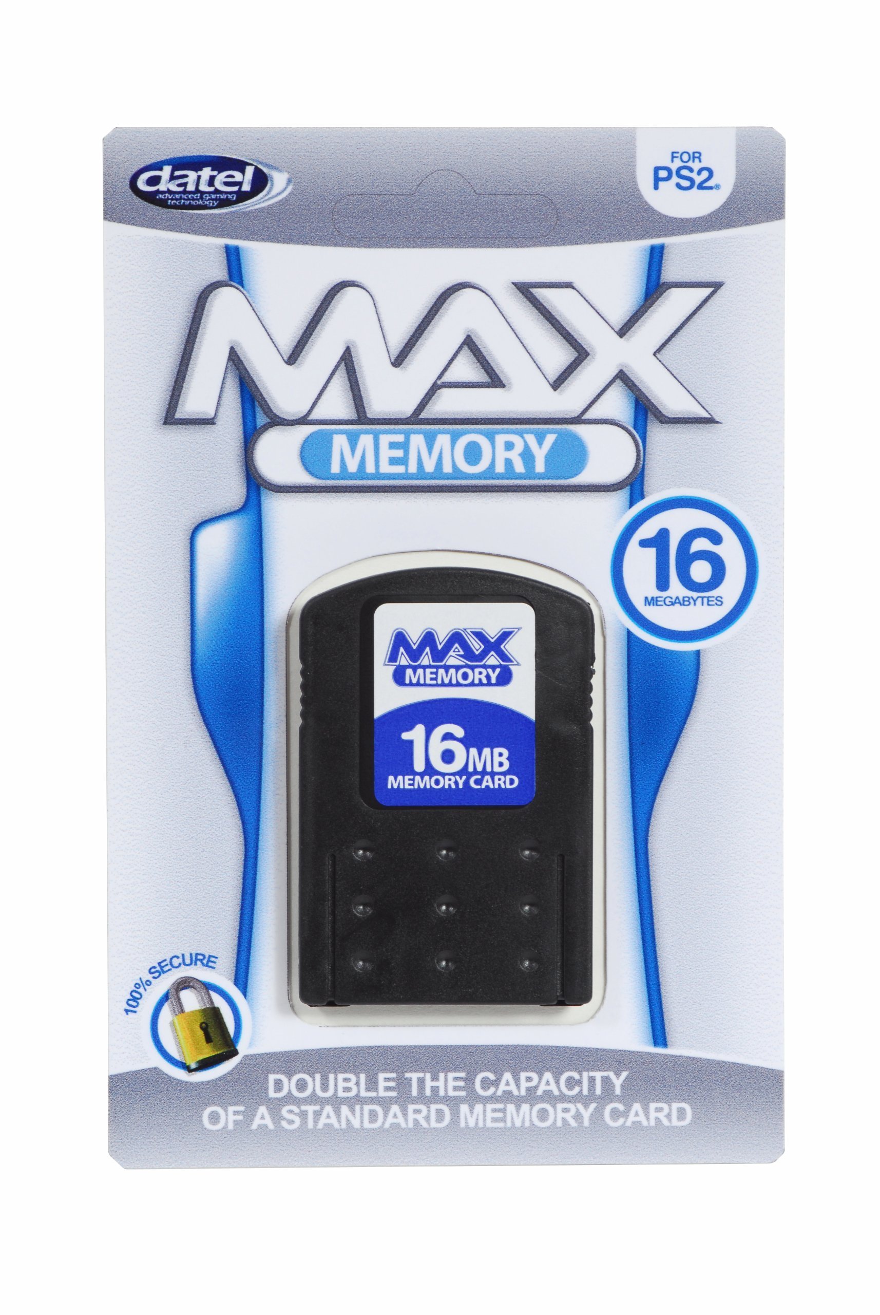 Datel Max Memory 16MB PS2 For PlayStation 2 Card Expansion Black