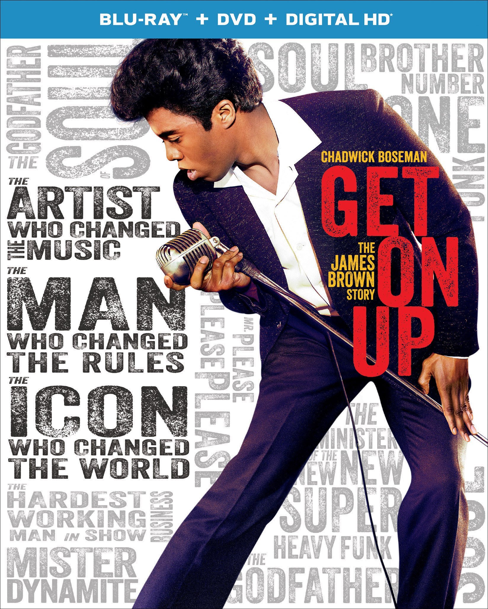 Image 0 of Get On Up On Blu-Ray With Chadwick Boseman Drama