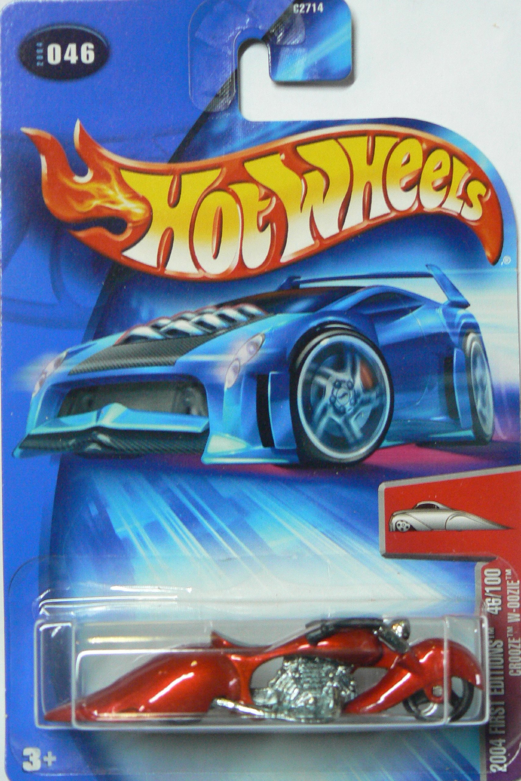 Image 0 of Hot Wheels 2004 First Edition Crooze W-Oozie Motorcycle 46 046 46/100 
