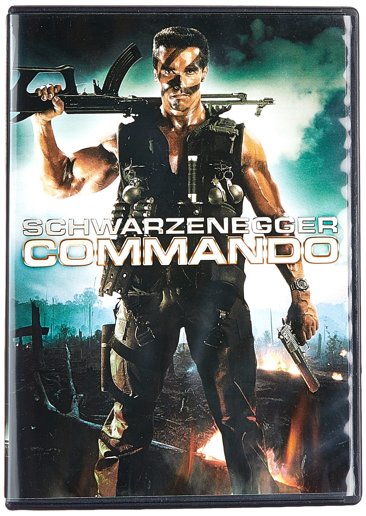 Commando On DVD With Arnold Schwarzenegger