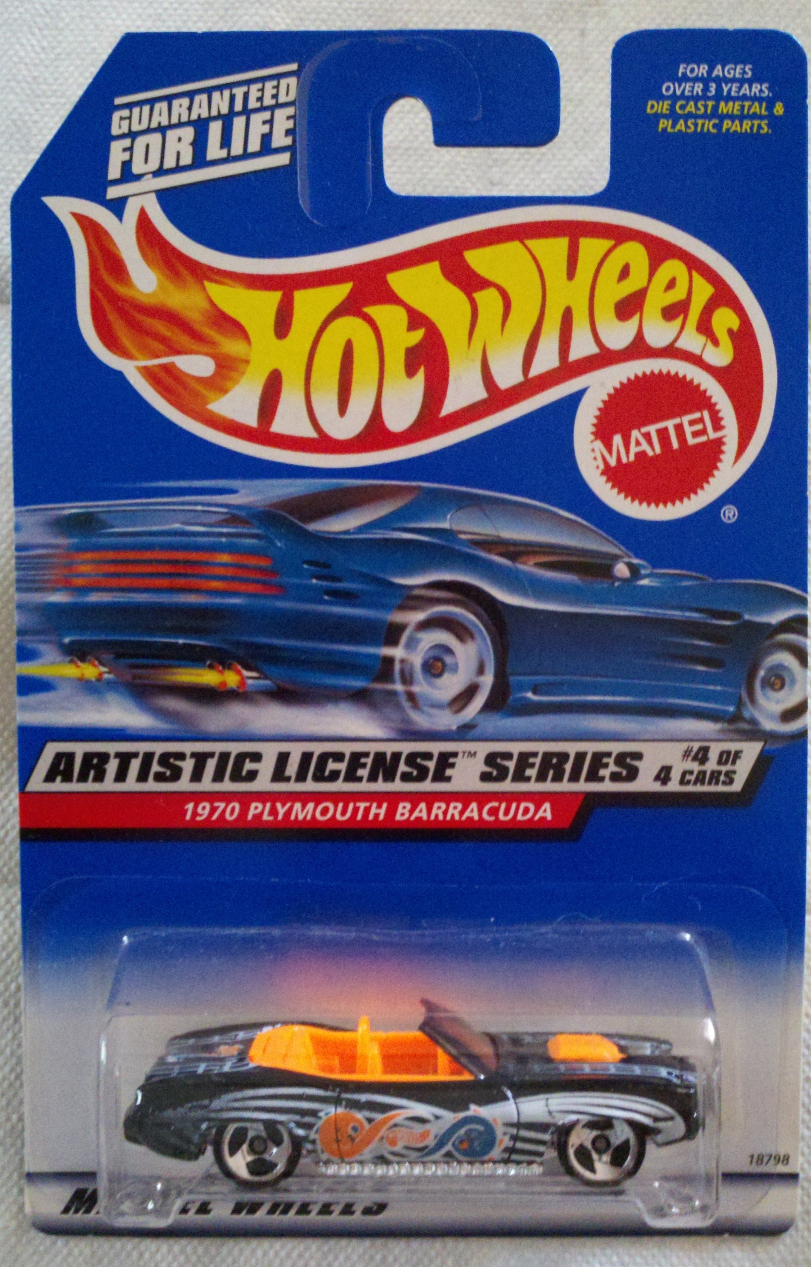 Hot Wheels 1998 Collector No 732 Artistic License Series 1970 Plymouth