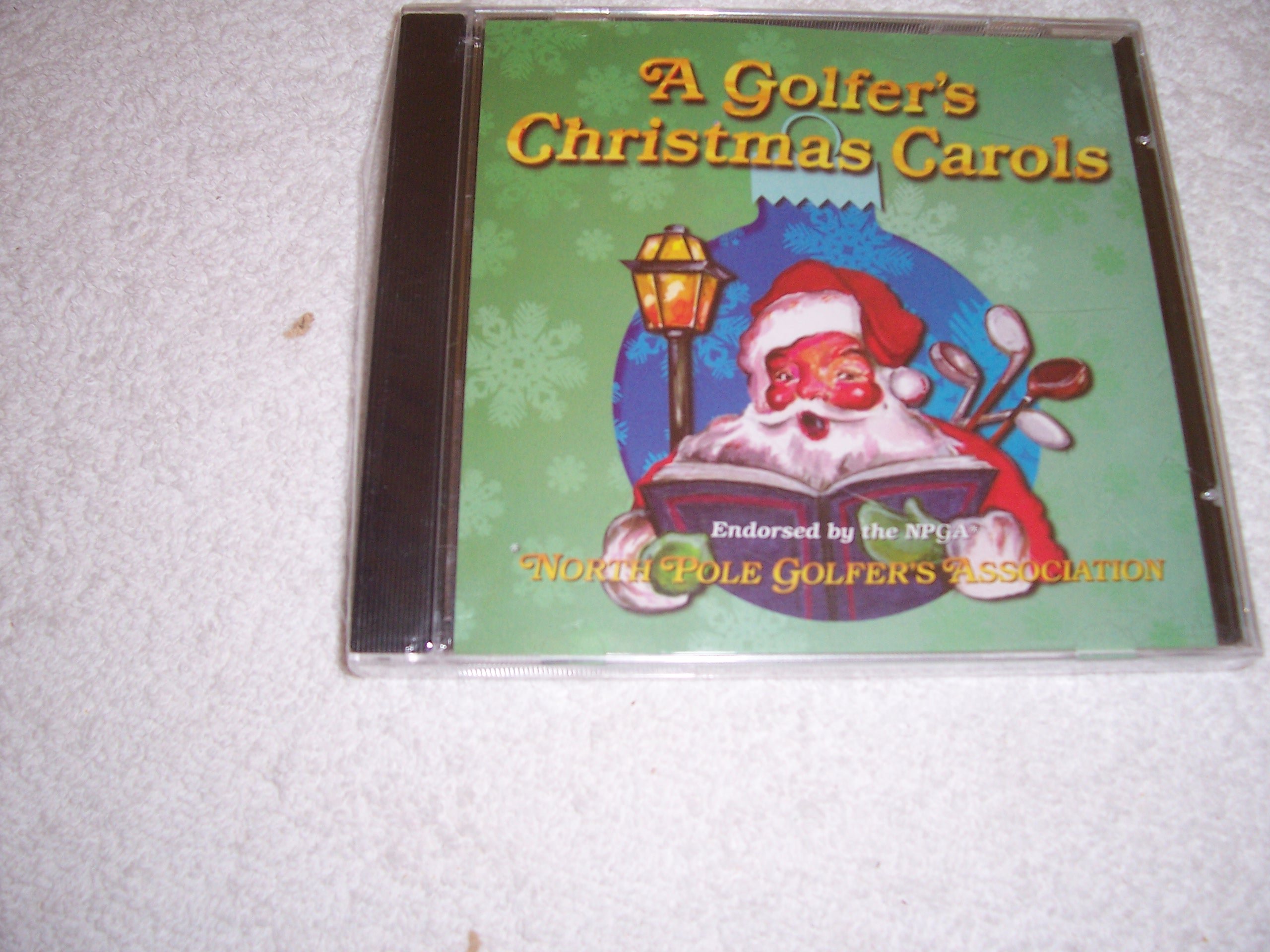 A Golfer's Christmas Carols By Rex Fowler On Audio CD Album Black 2004