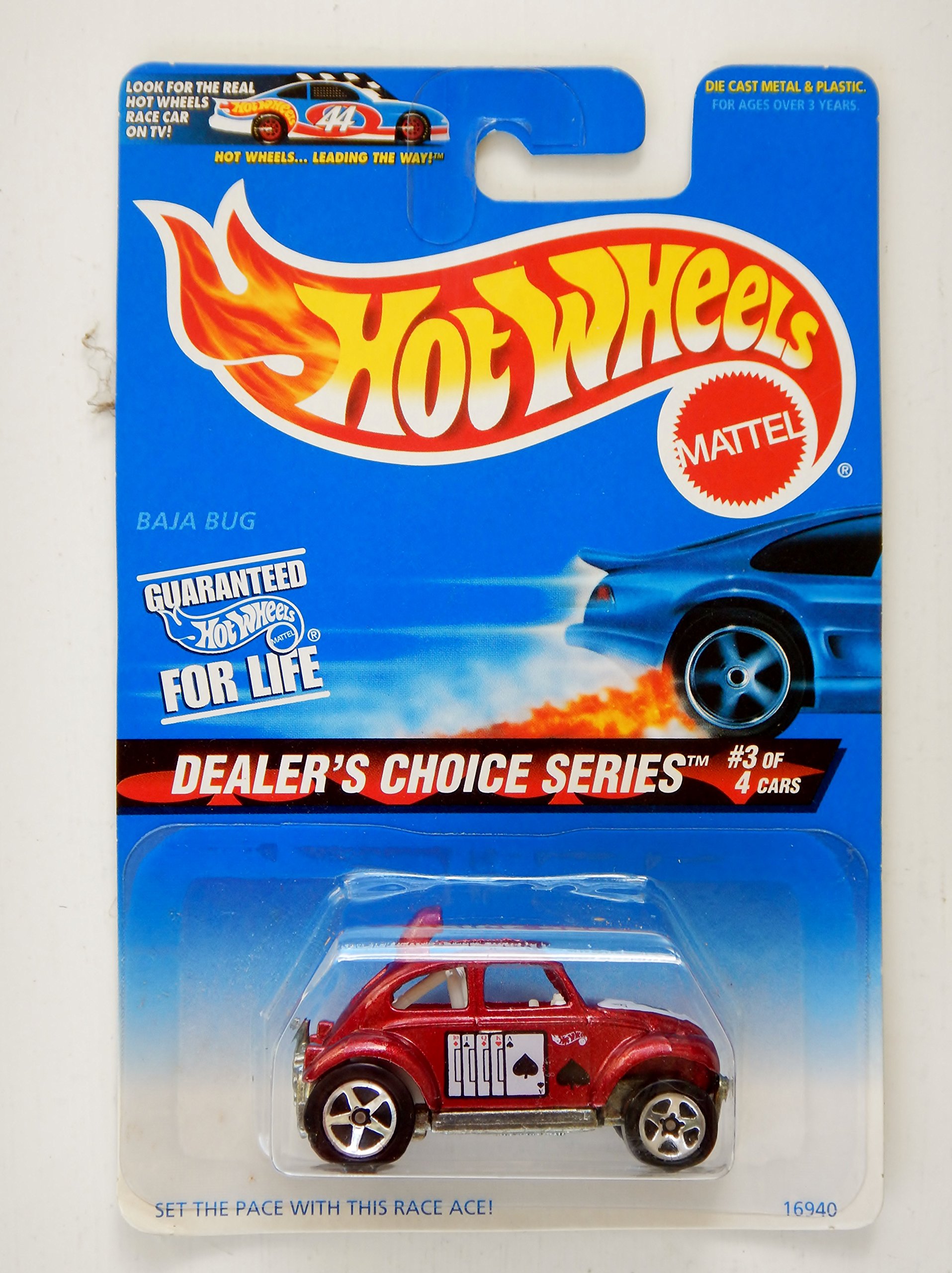 Image 0 of Mattel Hot Wheels 1996 Baja Bug Vw Beetle Dealers Choice Series Race Ace Rare Co