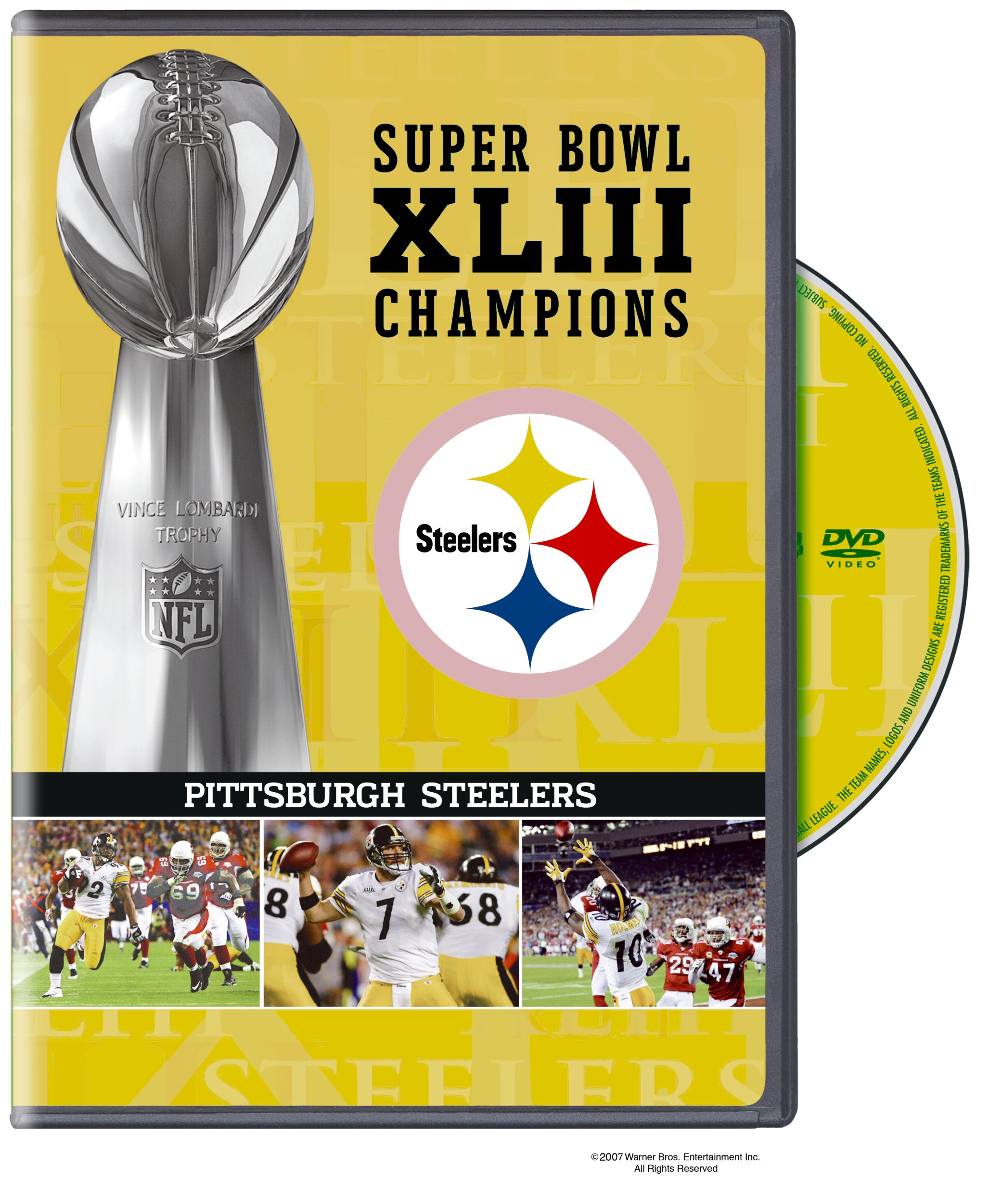 NFL Super Bowl Xliii: Pittsburgh Steelers Champions On DVD with Mike