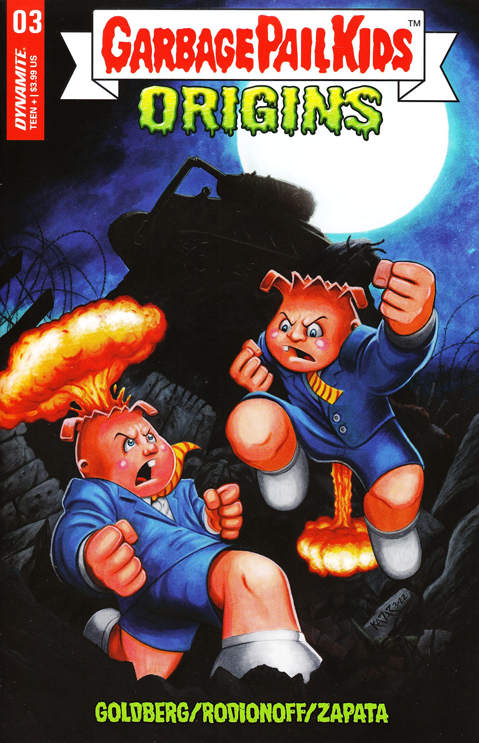 Garbage Pail Kids: Origins #3 Cover C Variant By Dynamite And Adam F
