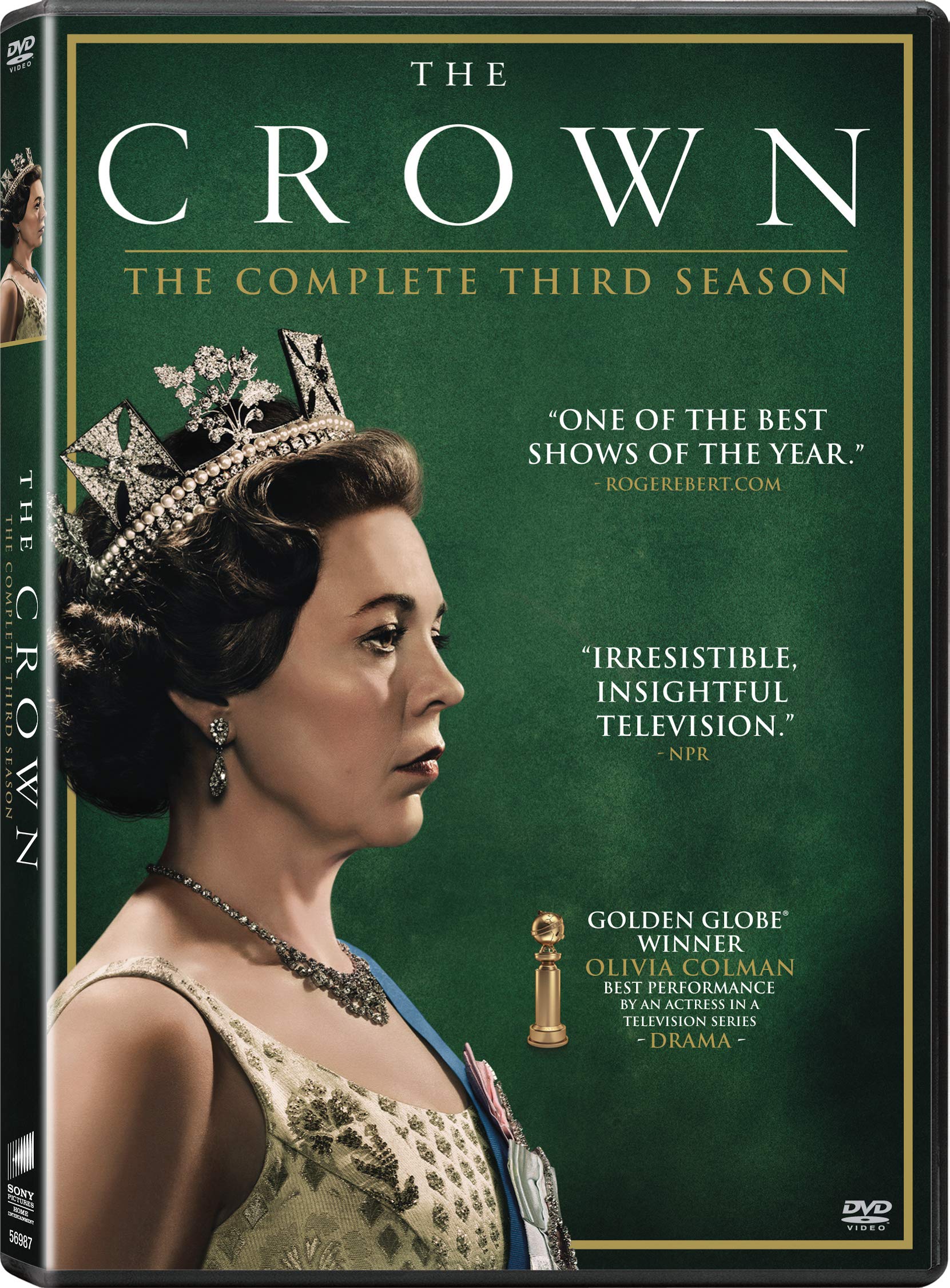 Image 0 of The Crown: Season 3 On DVD With Olivia Colman Drama