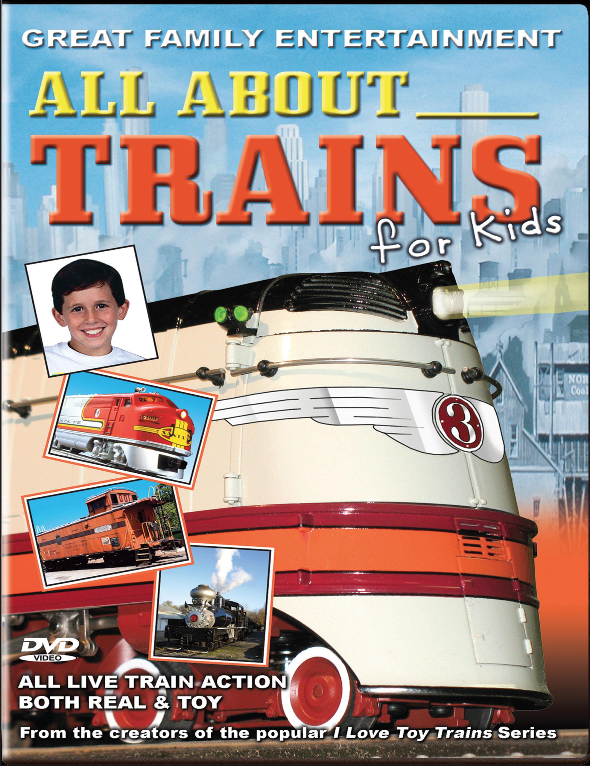 All About Trains For Kids On DVD