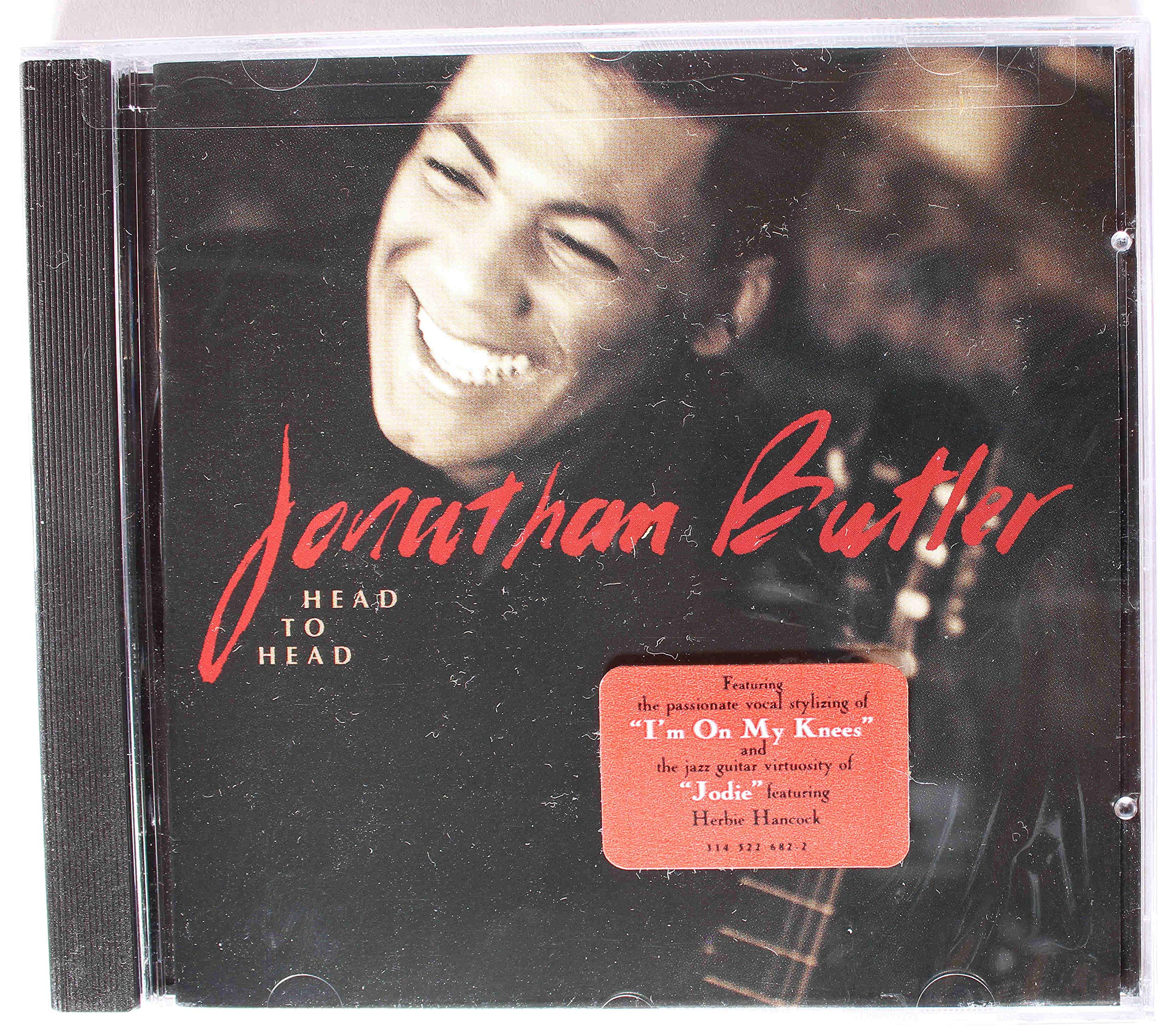 Head To Head By Jonathan Butler On Audio CD Album Black 2007