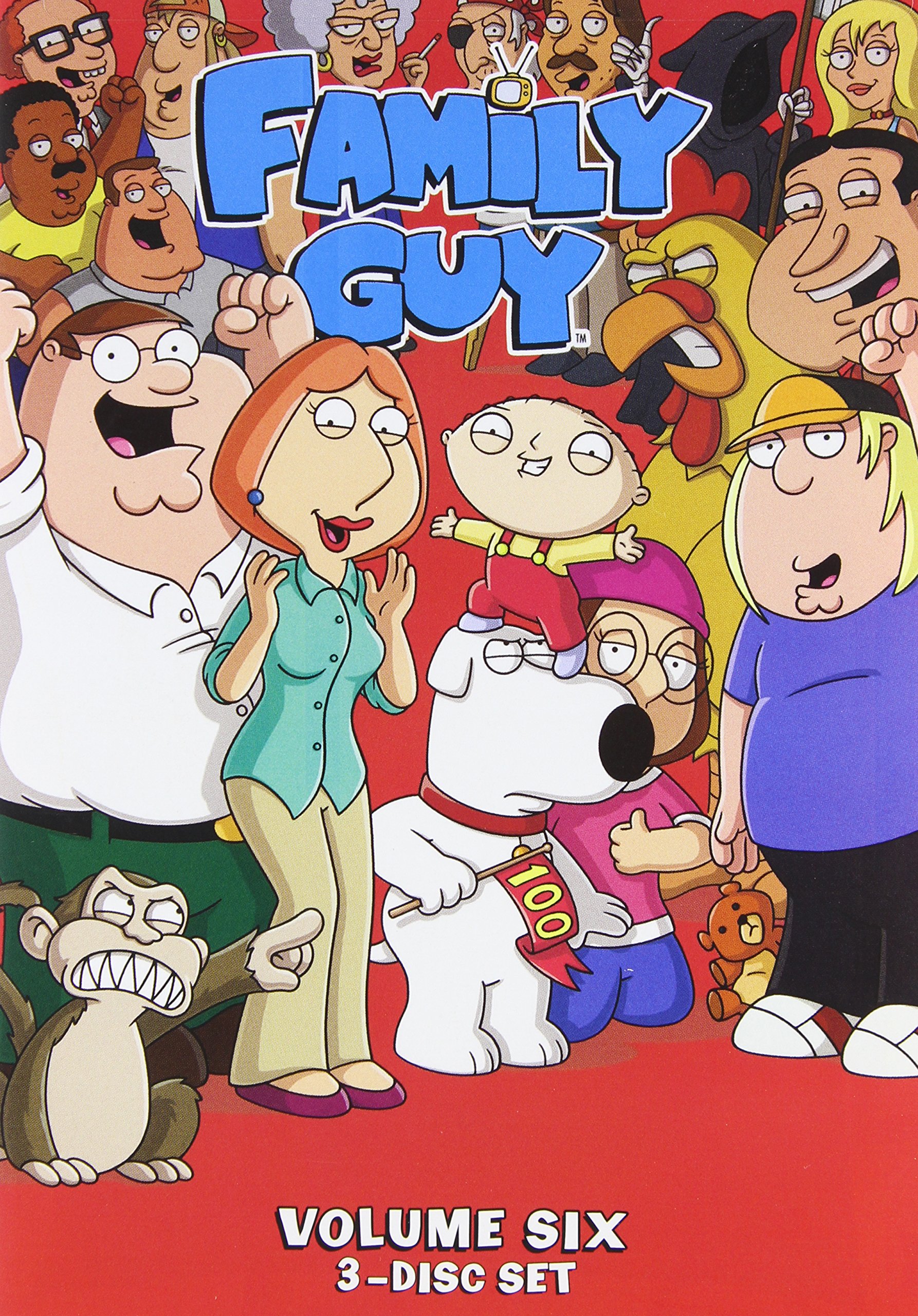 Image 0 of Family Guy Volume Six On DVD With Seth MacFarlane 6 Comedy