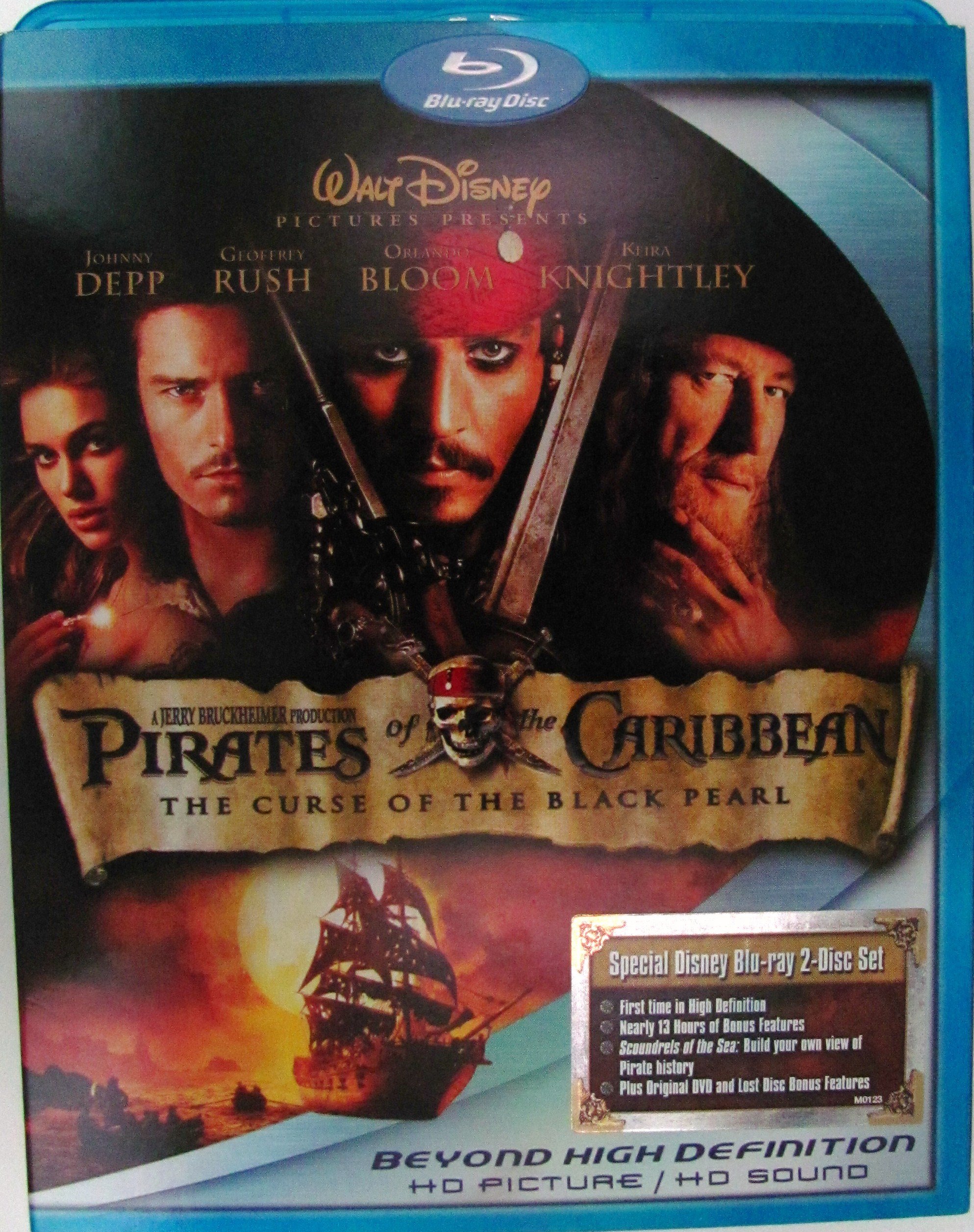 Image 0 of Pirates Of The Caribbean: The Curse Of The Black Pearl On Blu-Ray With