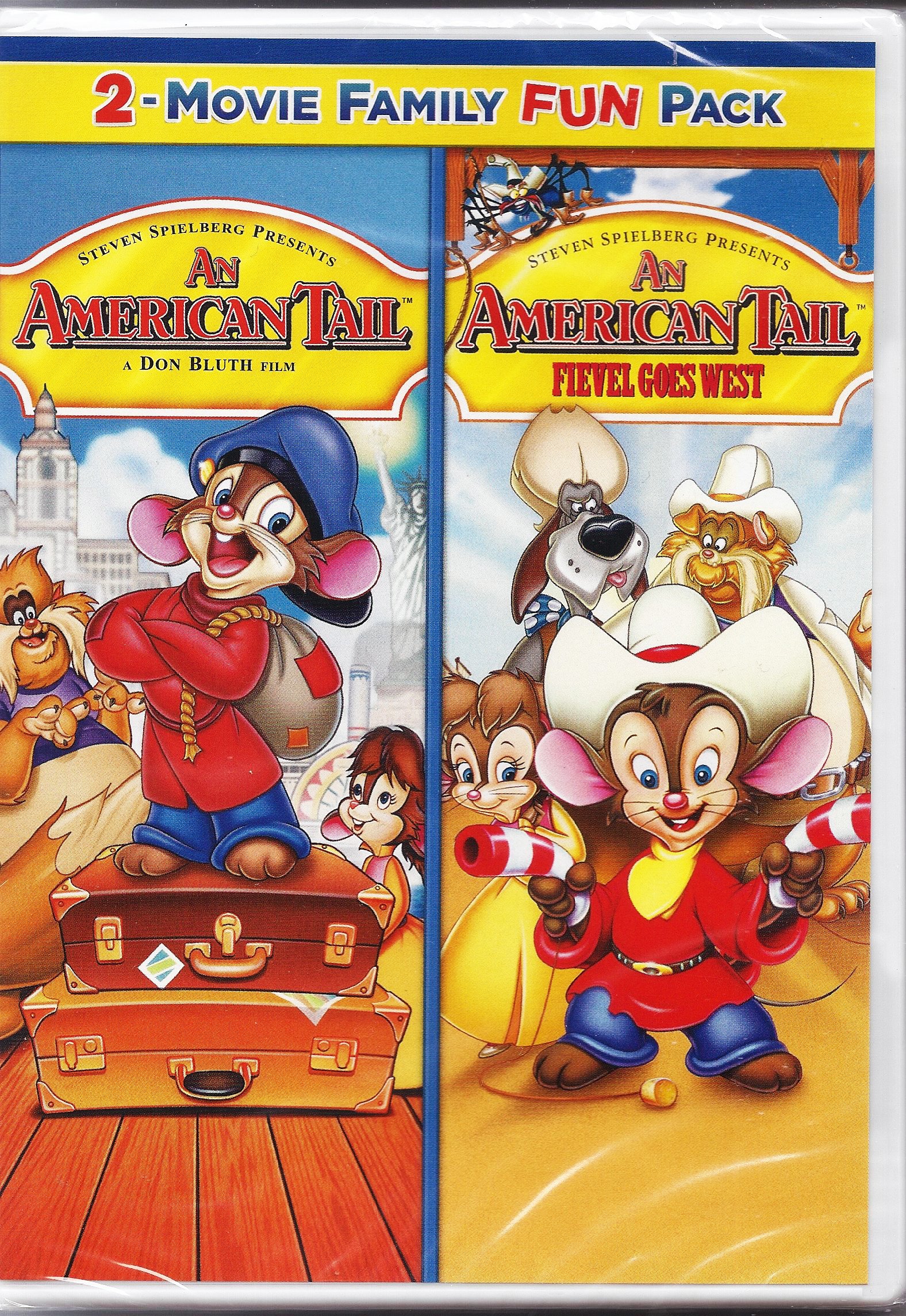 An American Tail / Fievel Goes West Double Feature On DVD With Dom